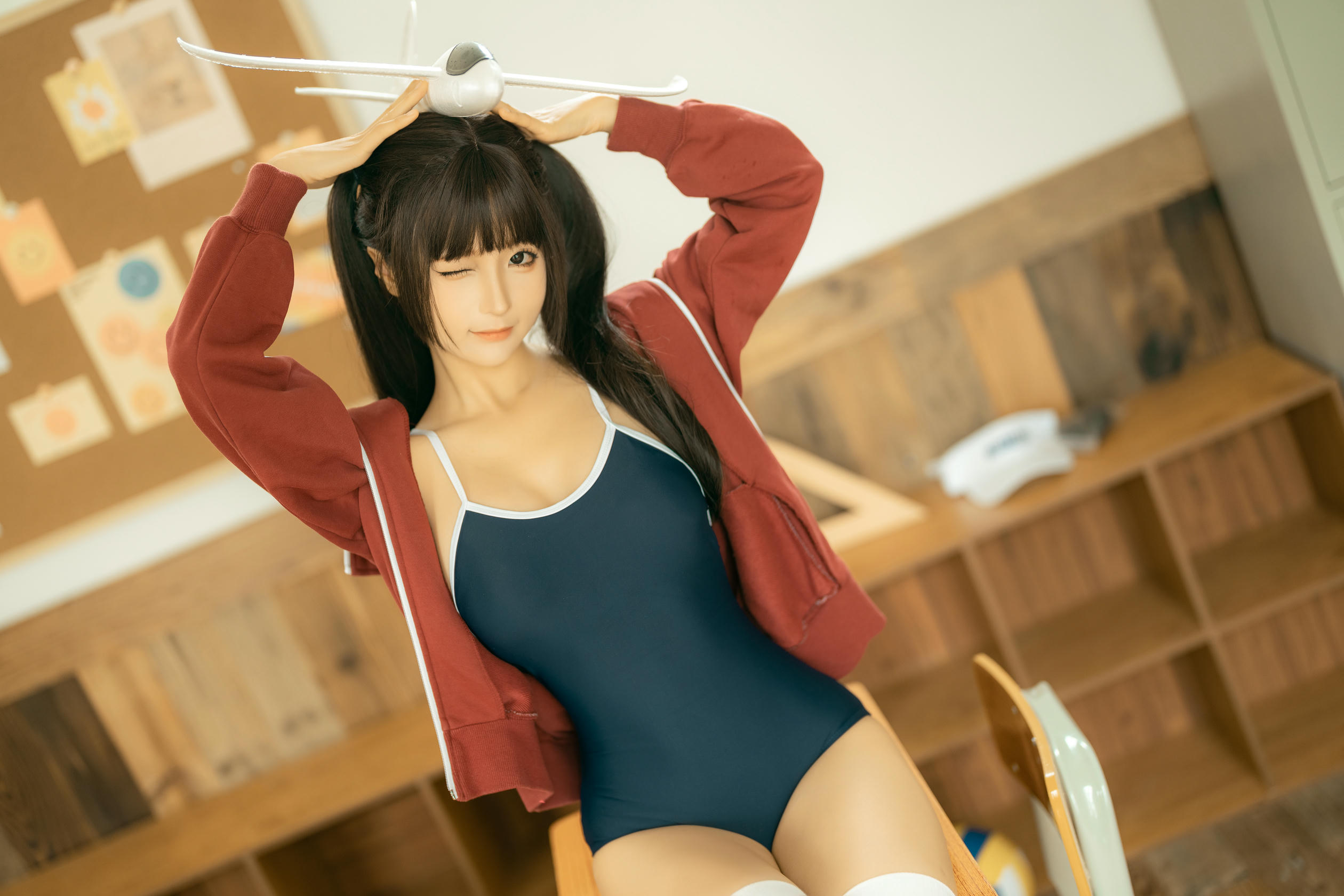 蠢沫沫 NO.224 课间 [30P 269MB]_第2集