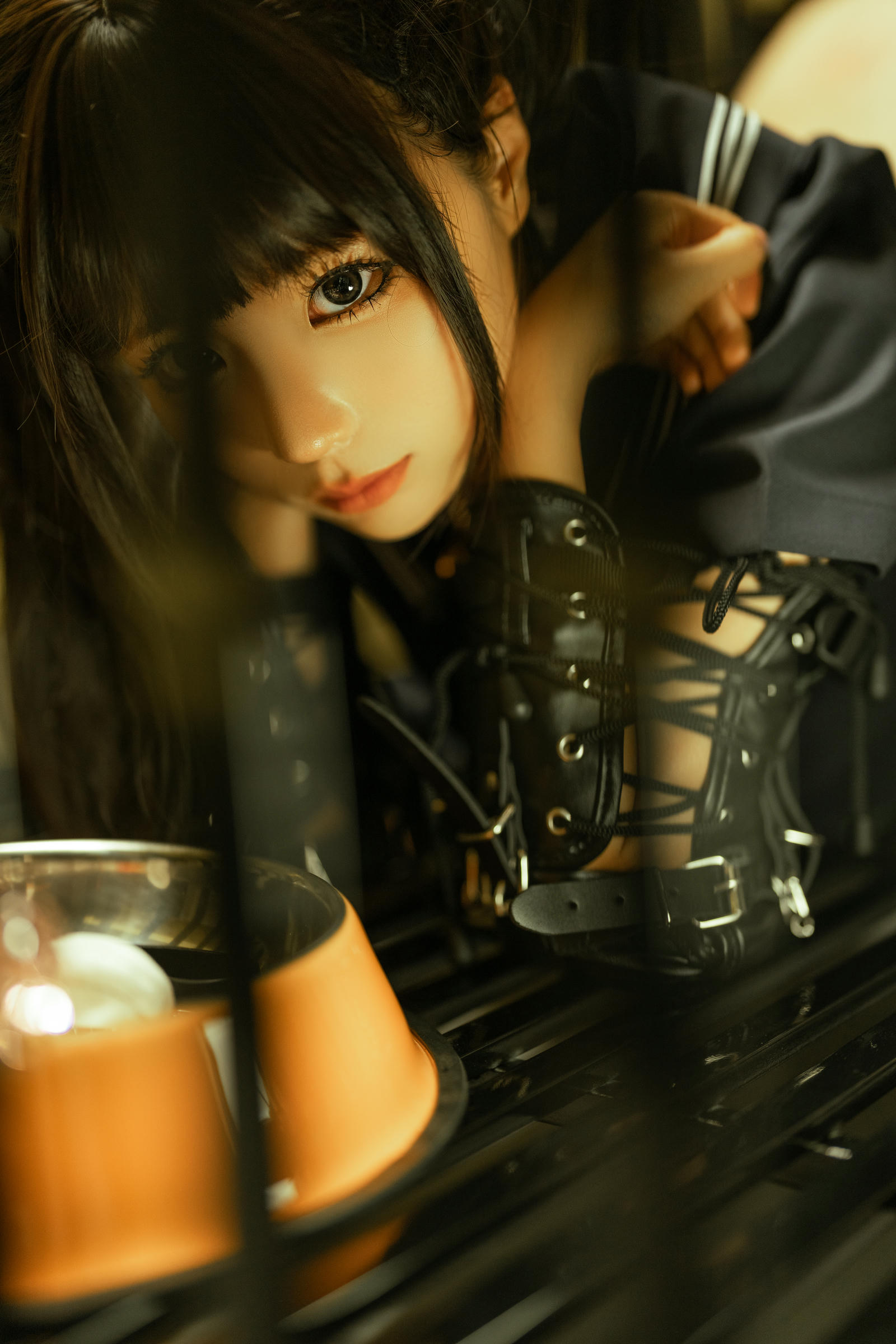 蠢沫沫 NO.234 这套不知道叫啥 笼JK [33P 337MB]_第2集