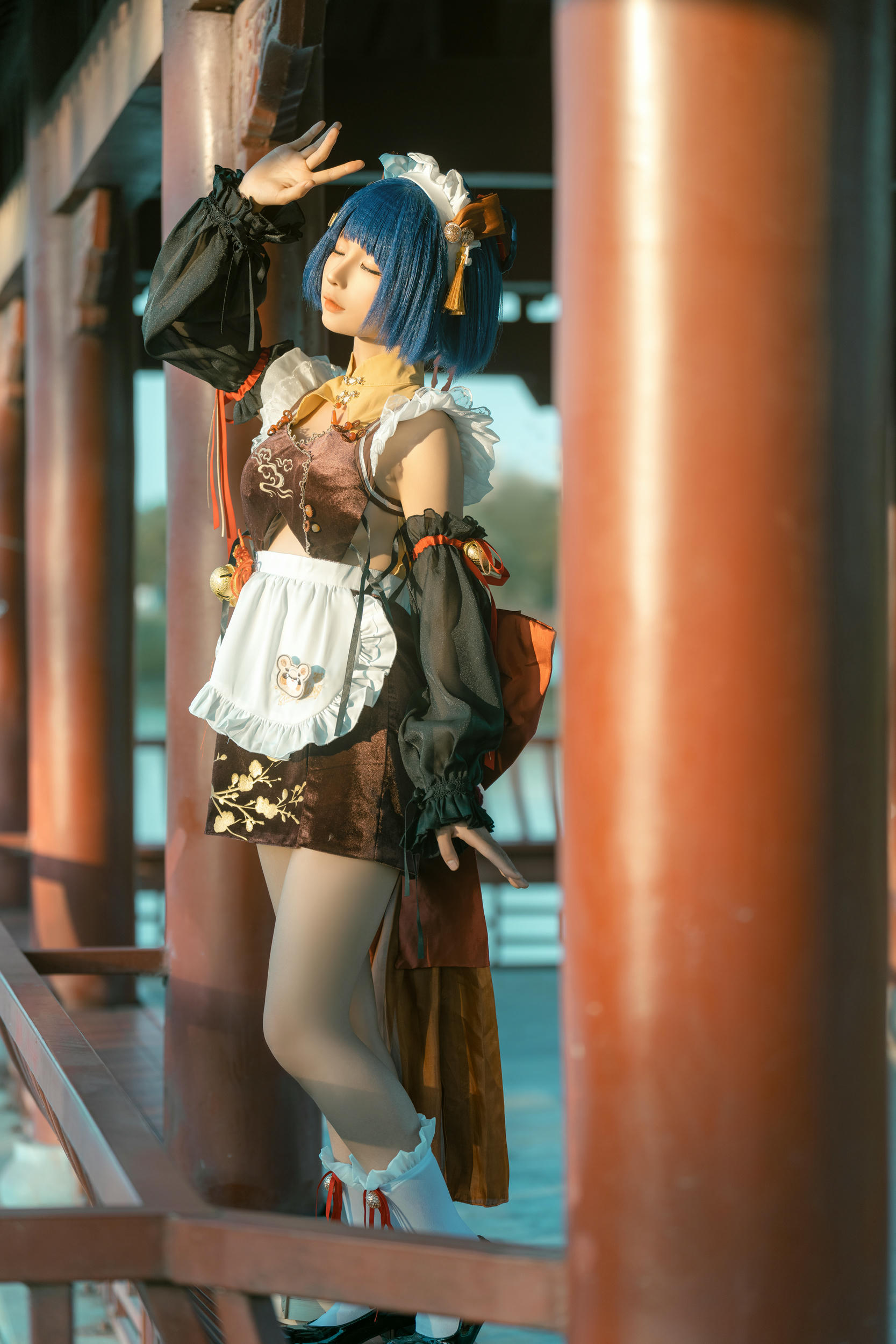 蠢沫沫 NO.240 香菱女仆 [27P 224MB]_第1集