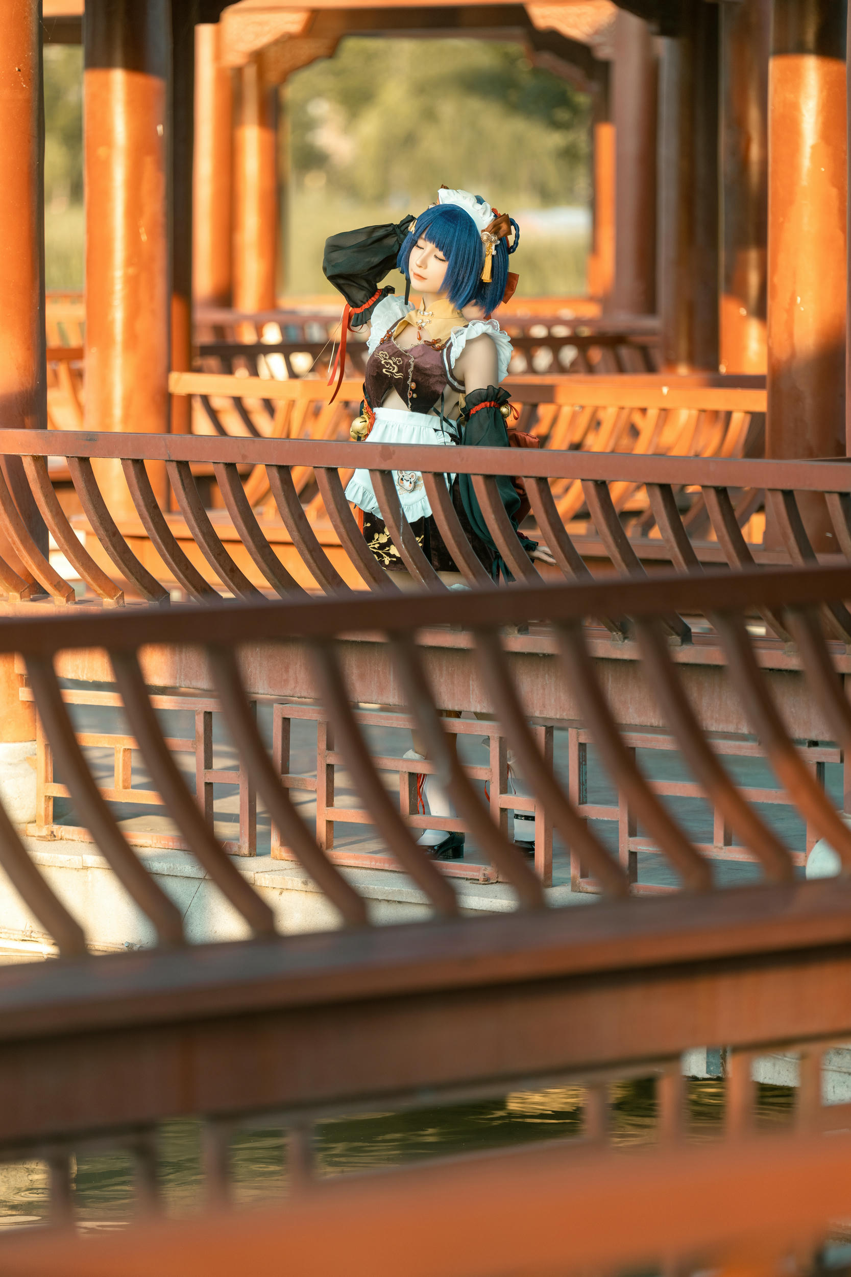 蠢沫沫 NO.240 香菱女仆 [27P 224MB]_第2集