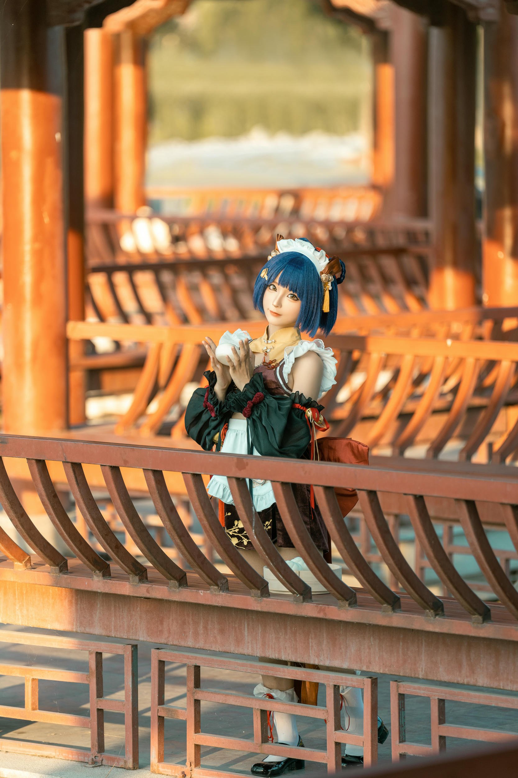 蠢沫沫 NO.240 香菱女仆 [27P 224MB]_第2集