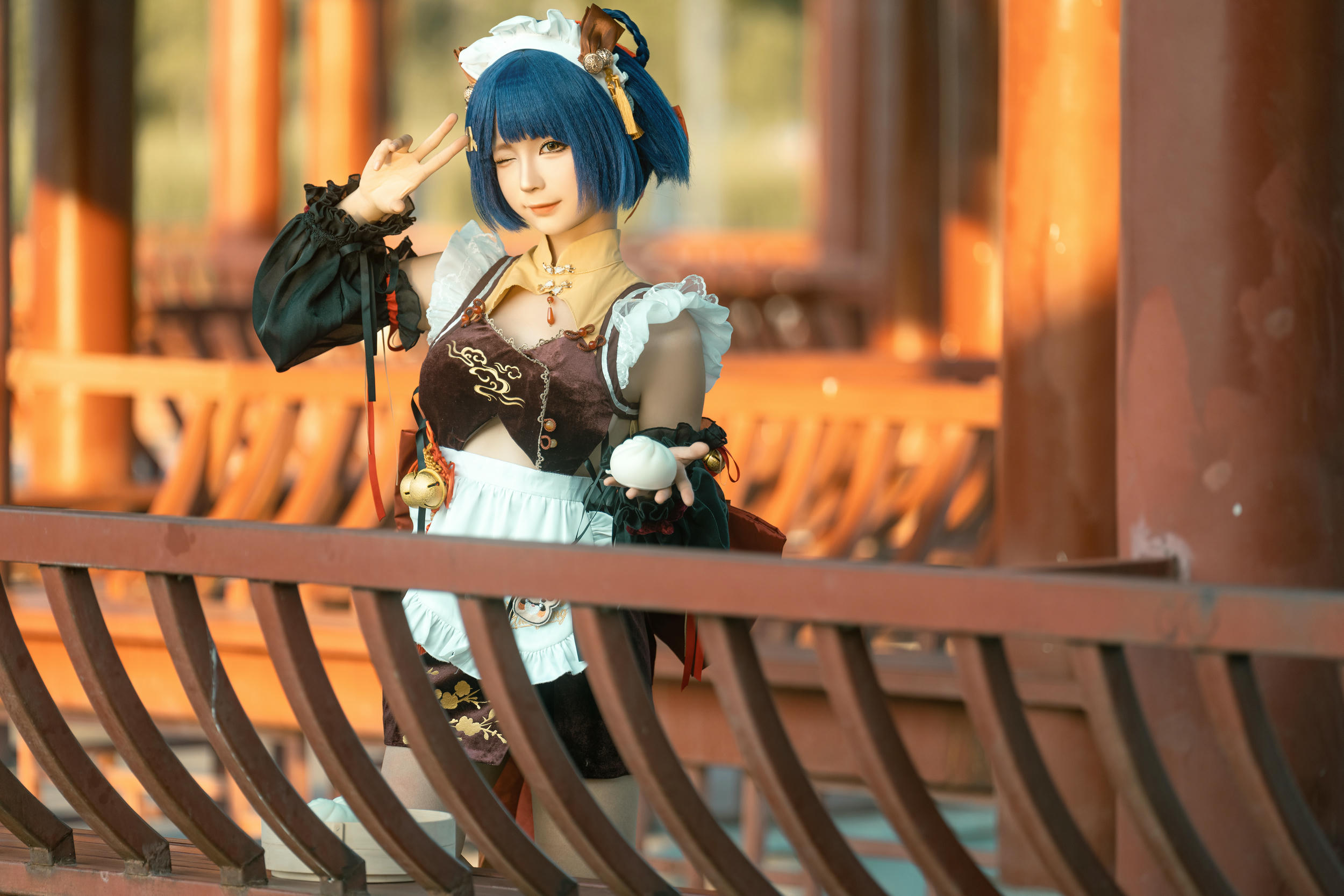 蠢沫沫 NO.240 香菱女仆 [27P 224MB]_第2集