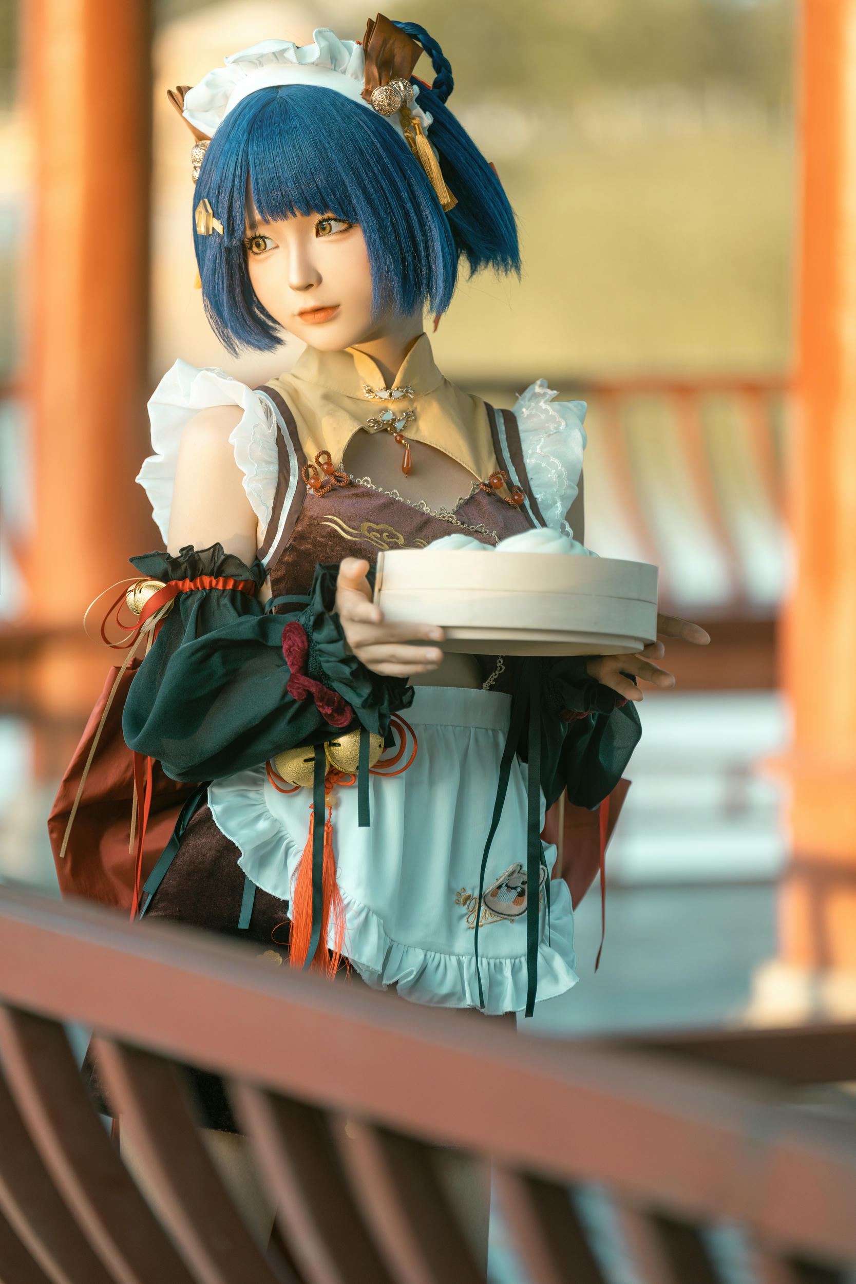 蠢沫沫 NO.240 香菱女仆 [27P 224MB]_第2集