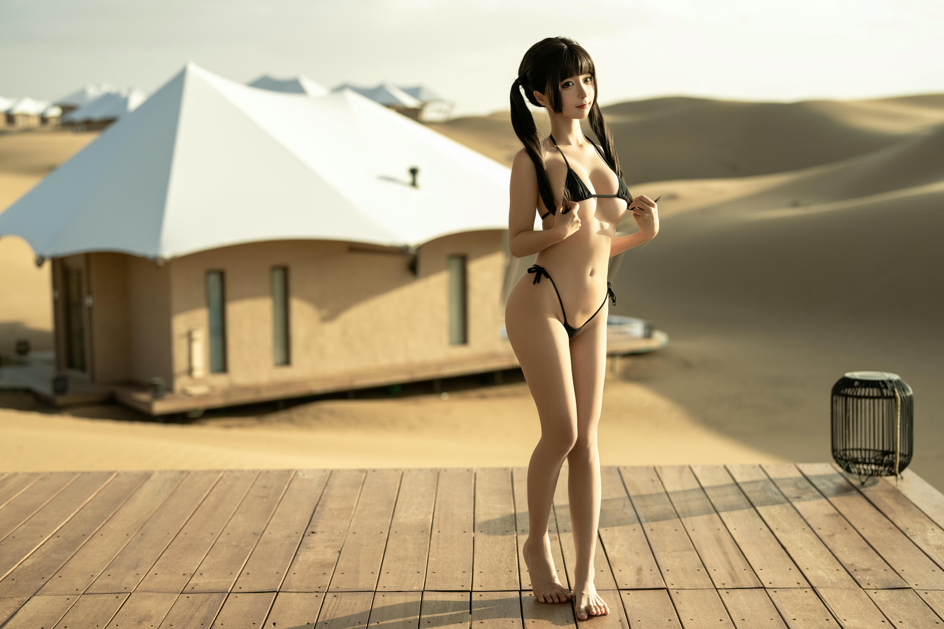 蠢沫沫 NO.241 沙漠比基尼[13P-114M]_第1集