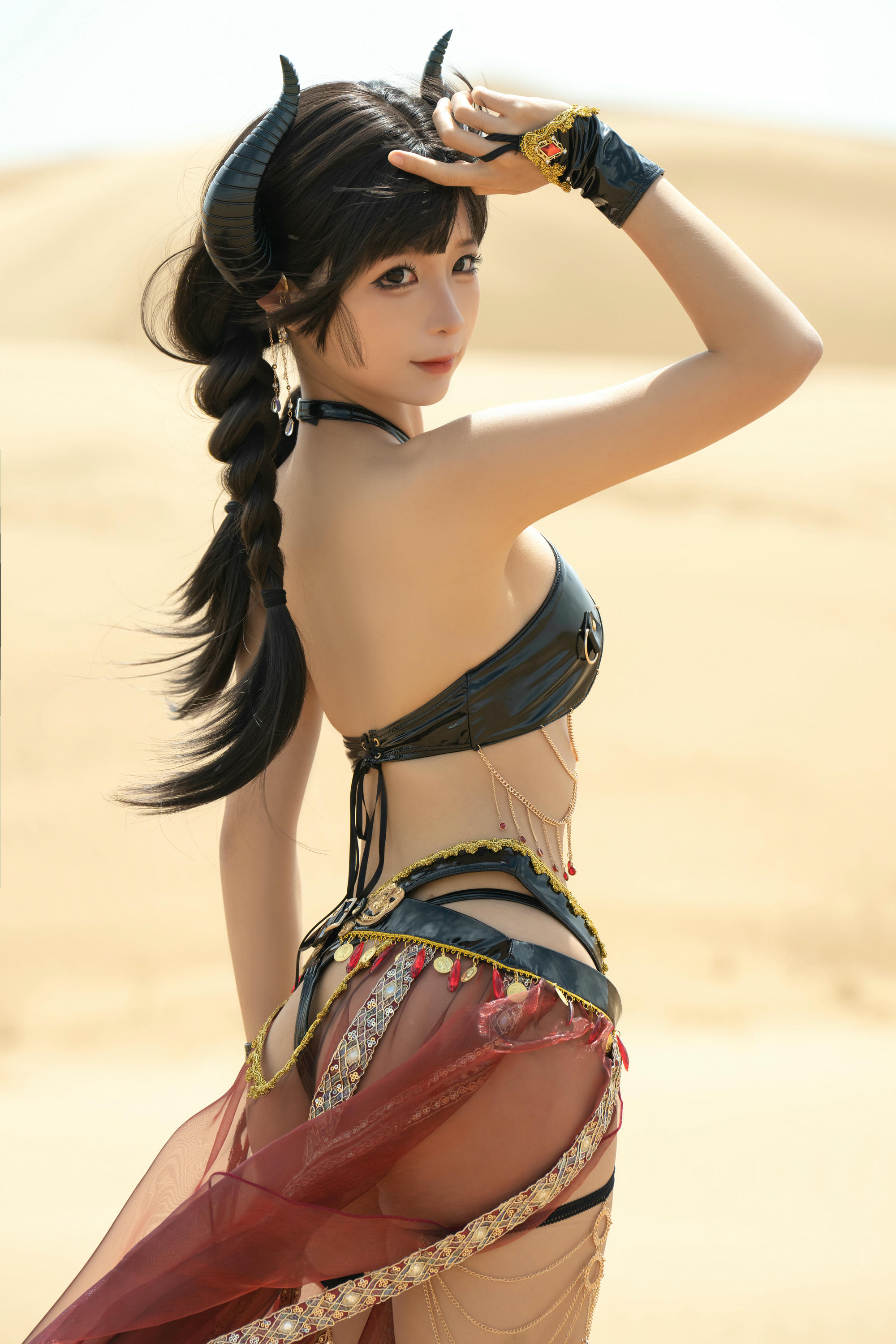 蠢沫沫 NO.243 沙漠魅魔[9P-76M]_第1集