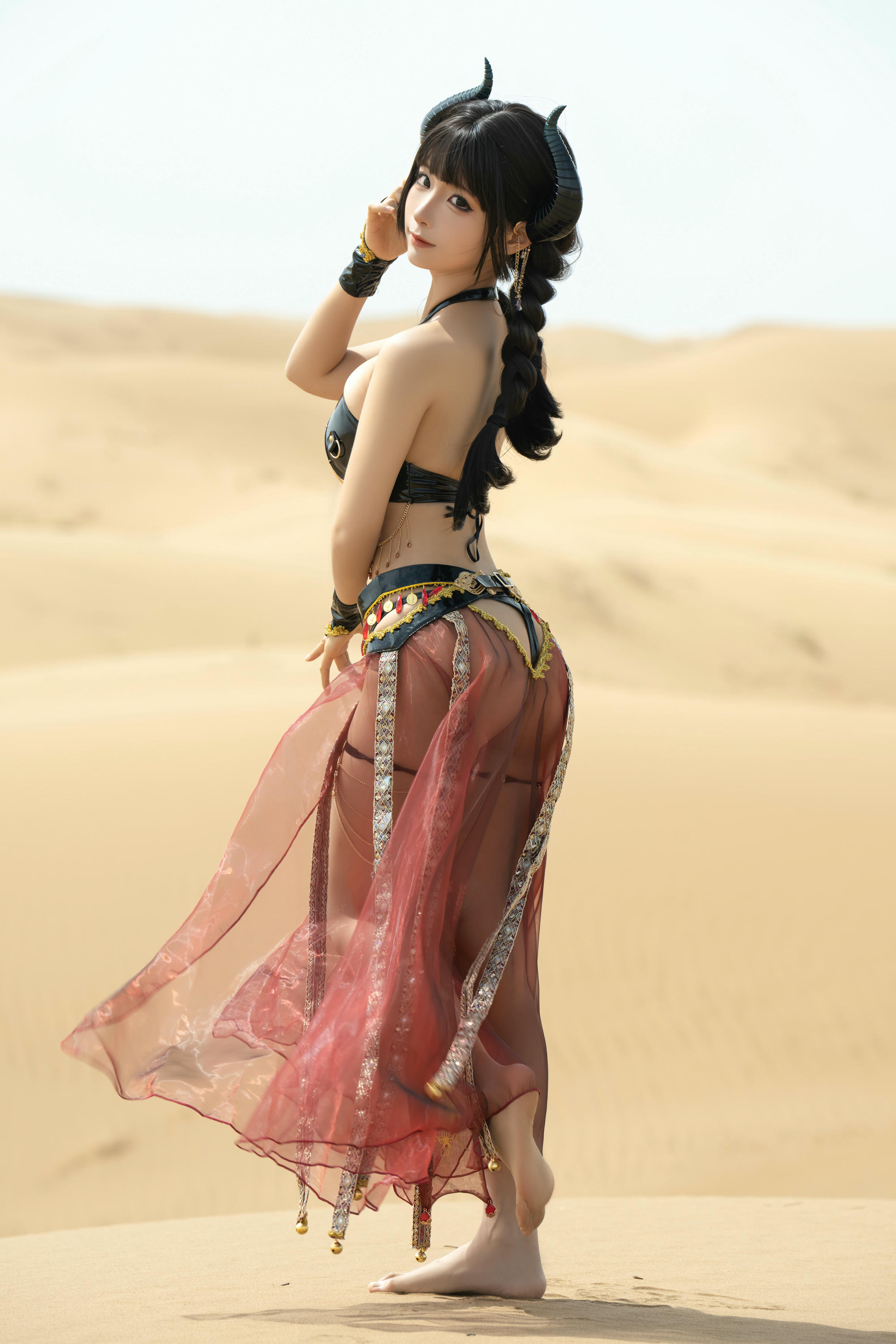 蠢沫沫 NO.243 沙漠魅魔[9P-76M]_第1集