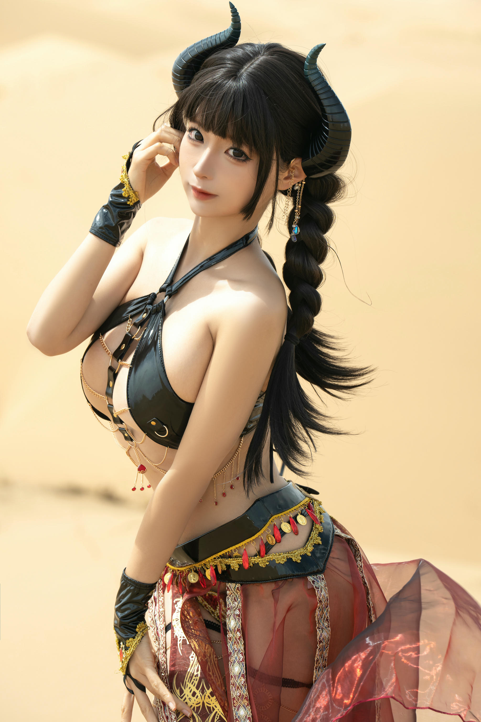 蠢沫沫 NO.243 沙漠魅魔[9P-76M]_第1集