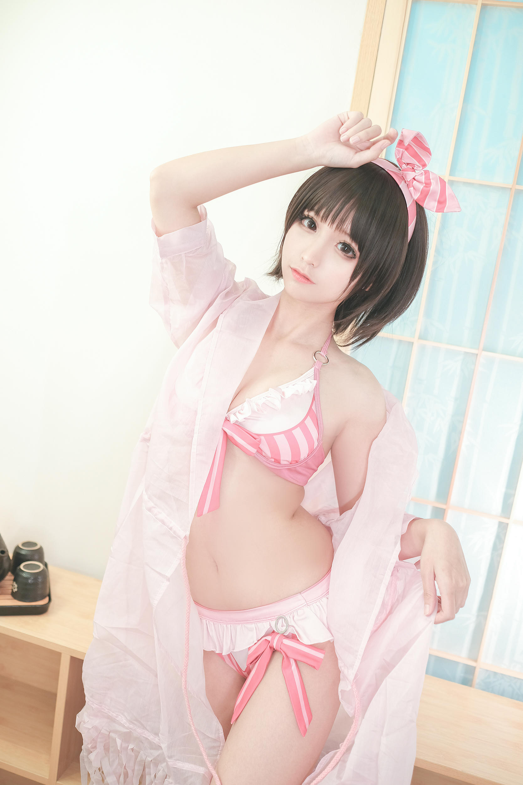 蠢沫沫 NO.025 加藤惠泳装 [40P 473MB]_第1集