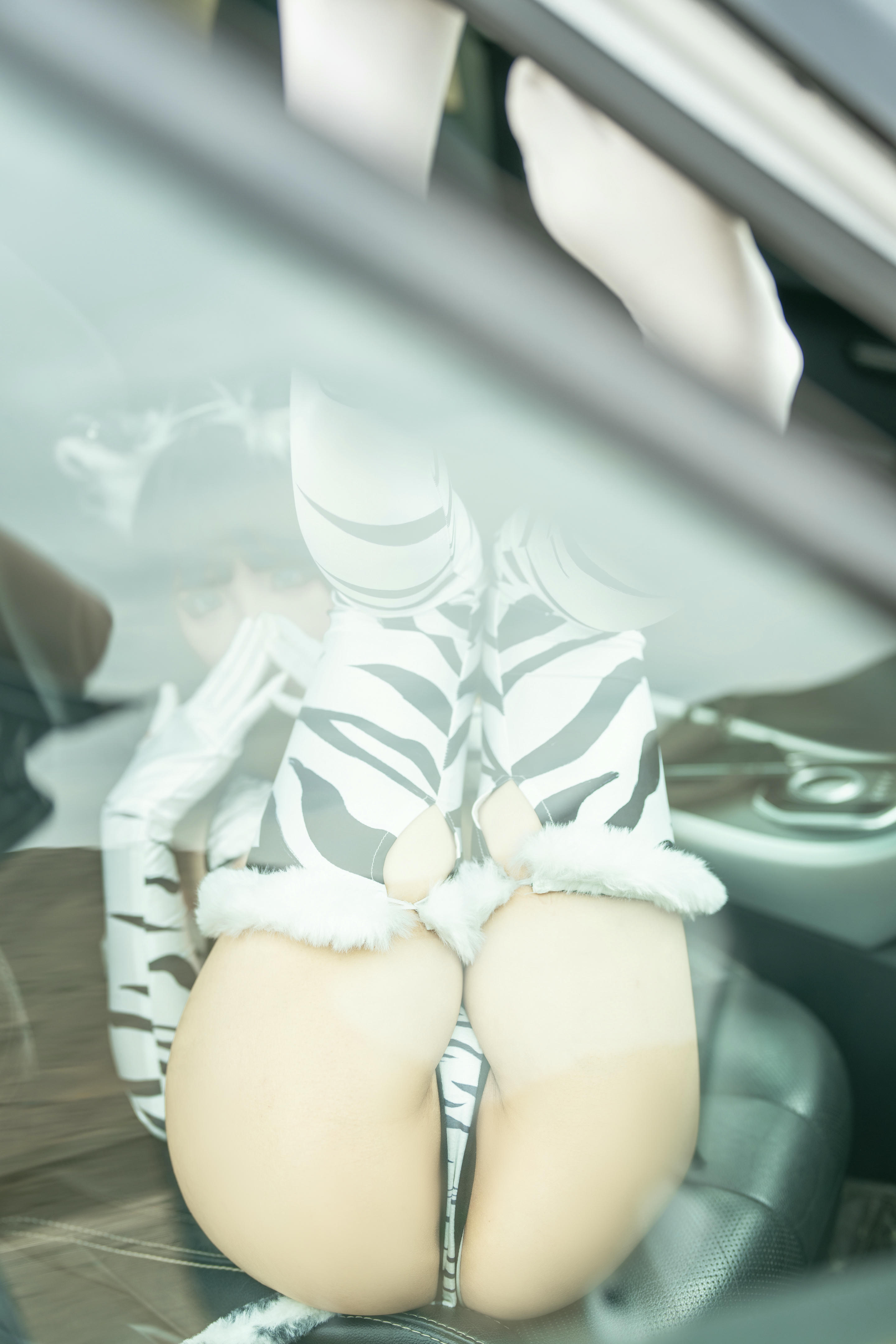 蠢沫沫 NO.250 车内白虎[14P-133M]_第1集