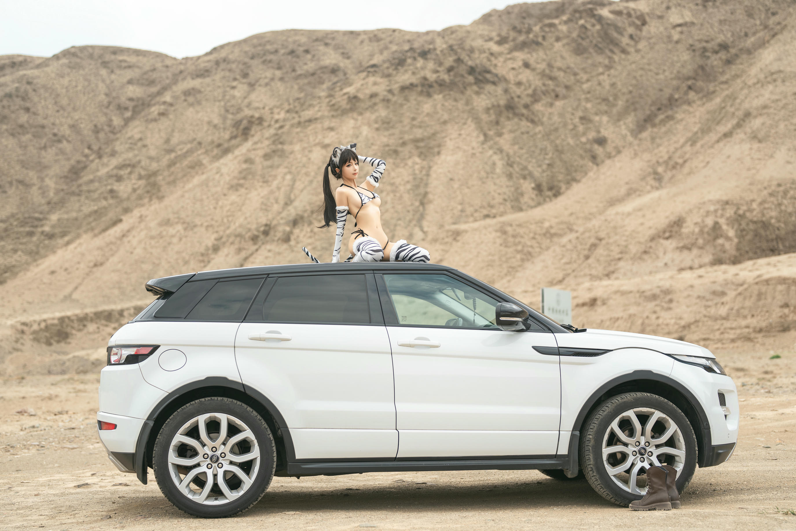 蠢沫沫 NO.250 车内白虎[14P-133M]_第1集