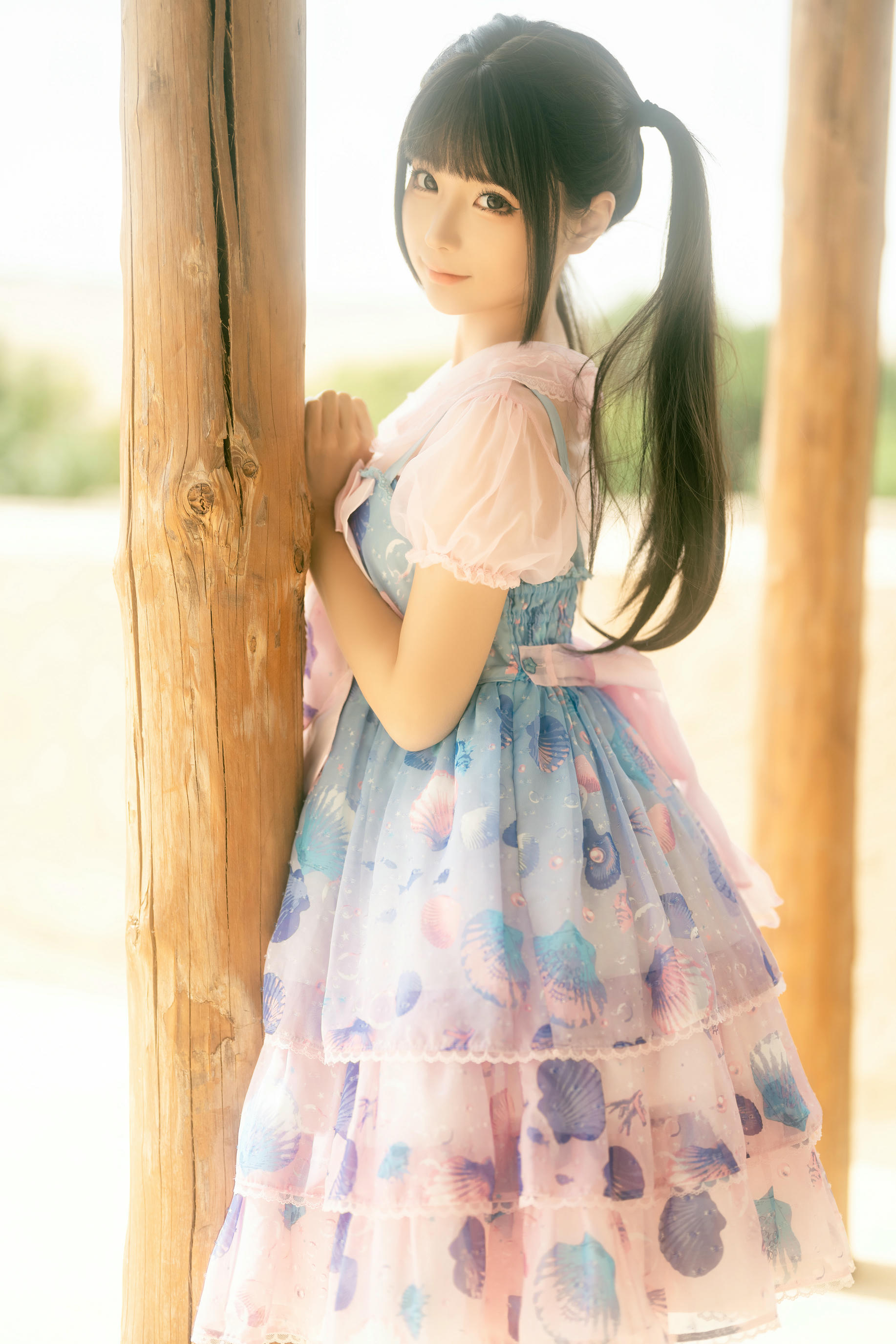 蠢沫沫 NO.254 可爱粉裙[13P-118M]_第1集