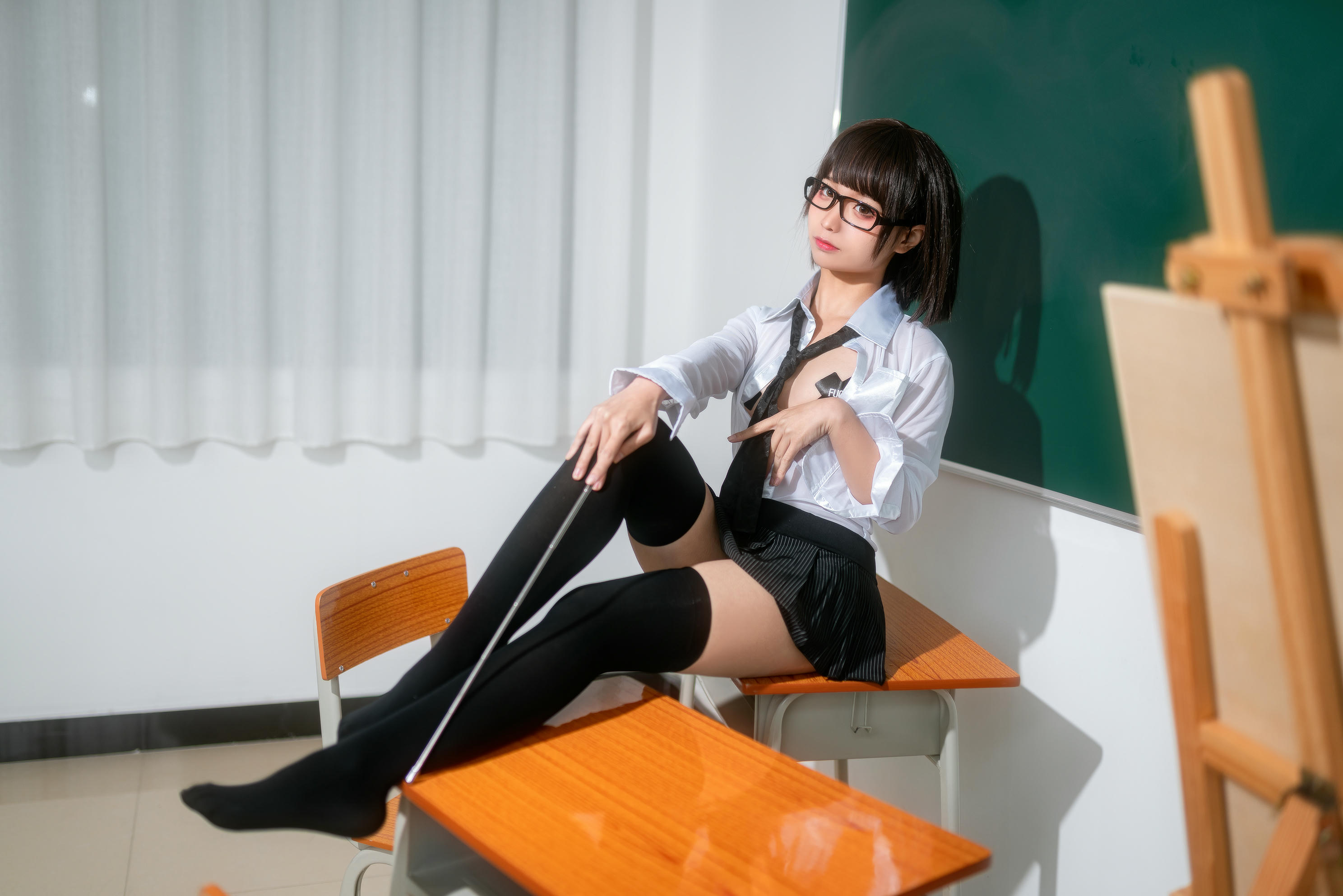 蠢沫沫 NO.026 教师 [26P 351MB]_第1集