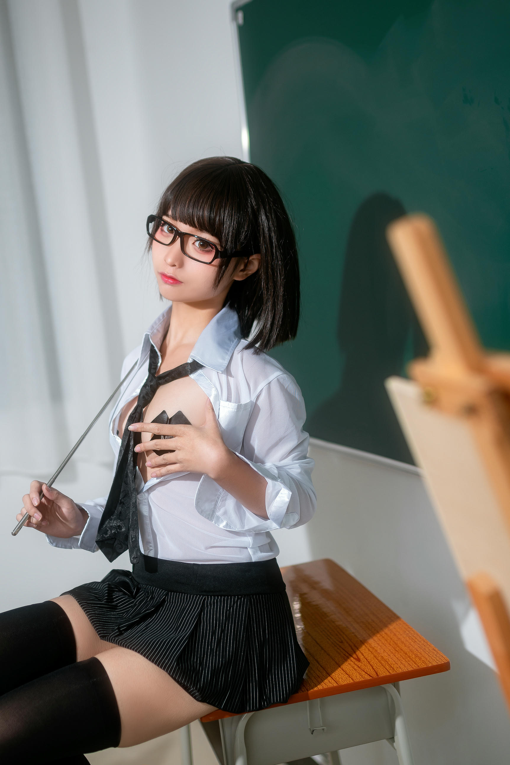 蠢沫沫 NO.026 教师 [26P 351MB]_第1集