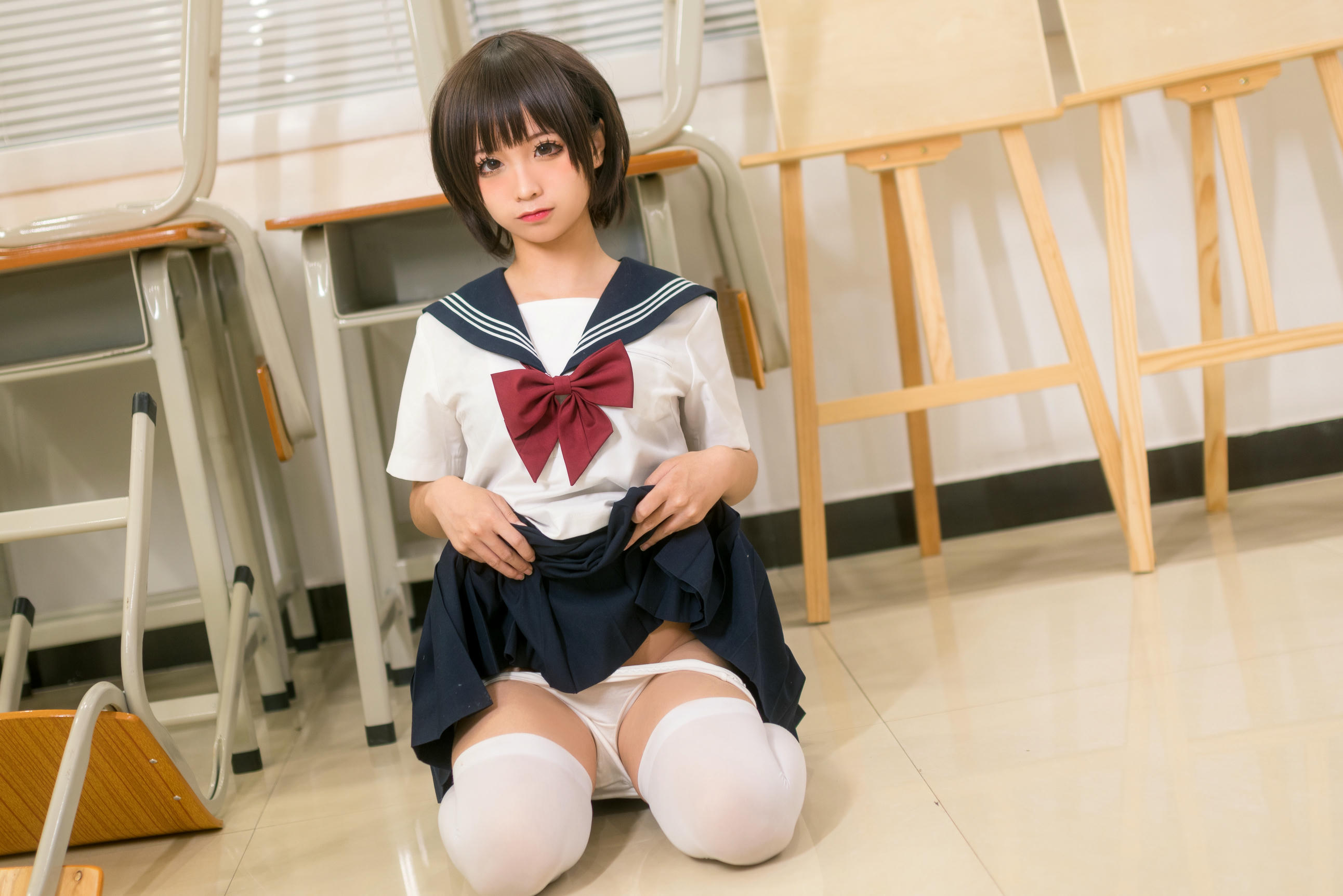 蠢沫沫 NO.027 教室 [61P 485MB]_第3集