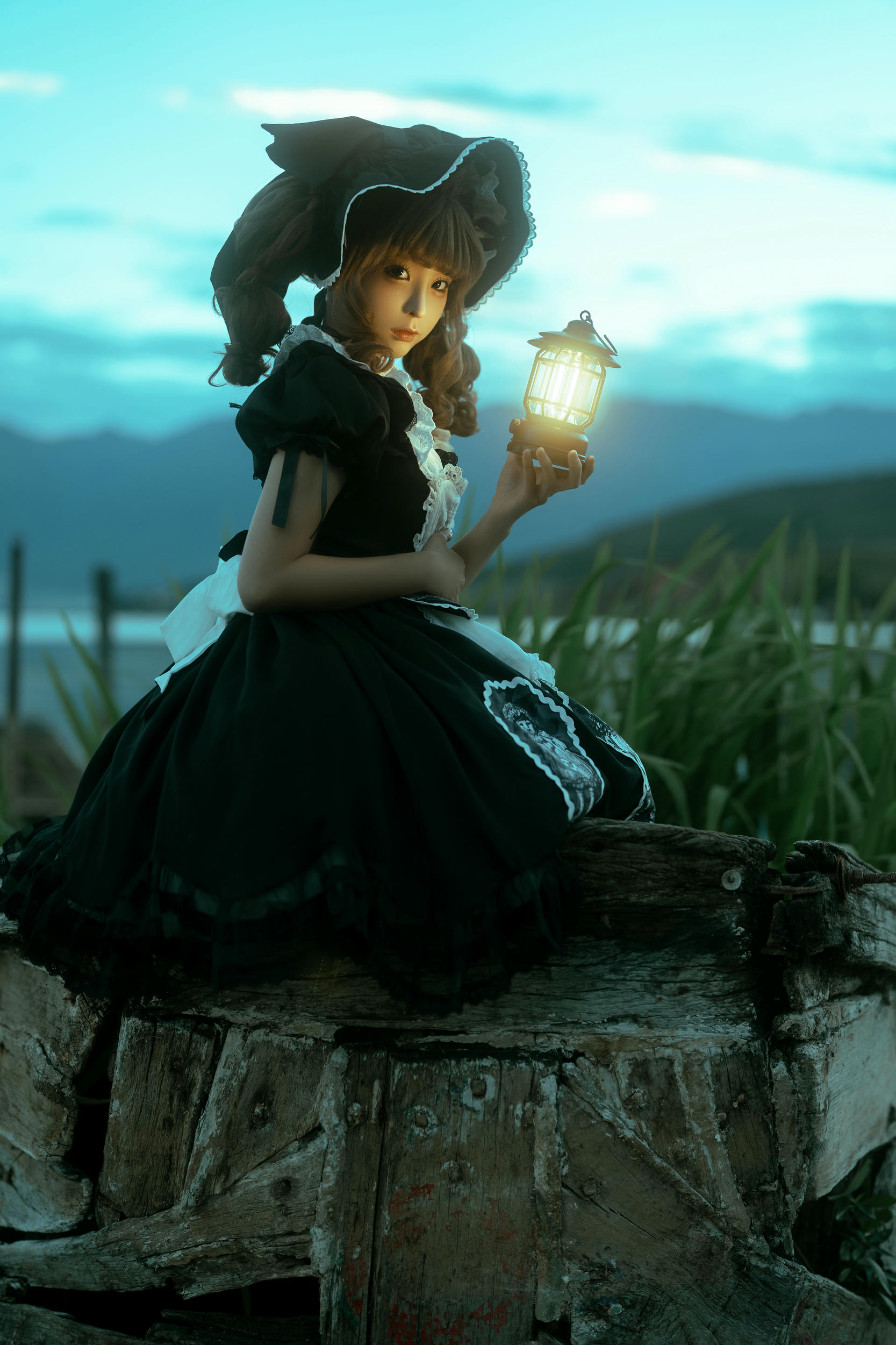 蠢沫沫 NO.271 洱海黑色 [17P 192MB]_第1集