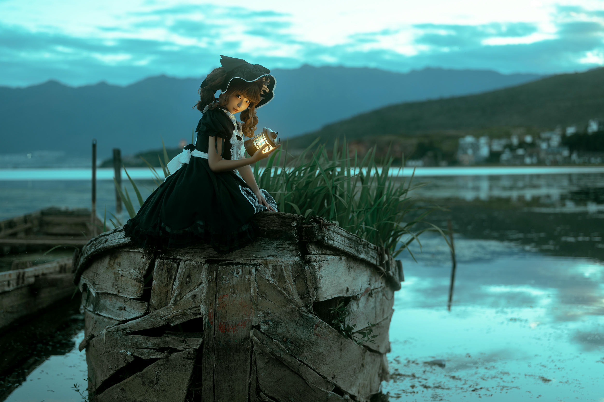 蠢沫沫 NO.271 洱海黑色 [17P 192MB]_第1集