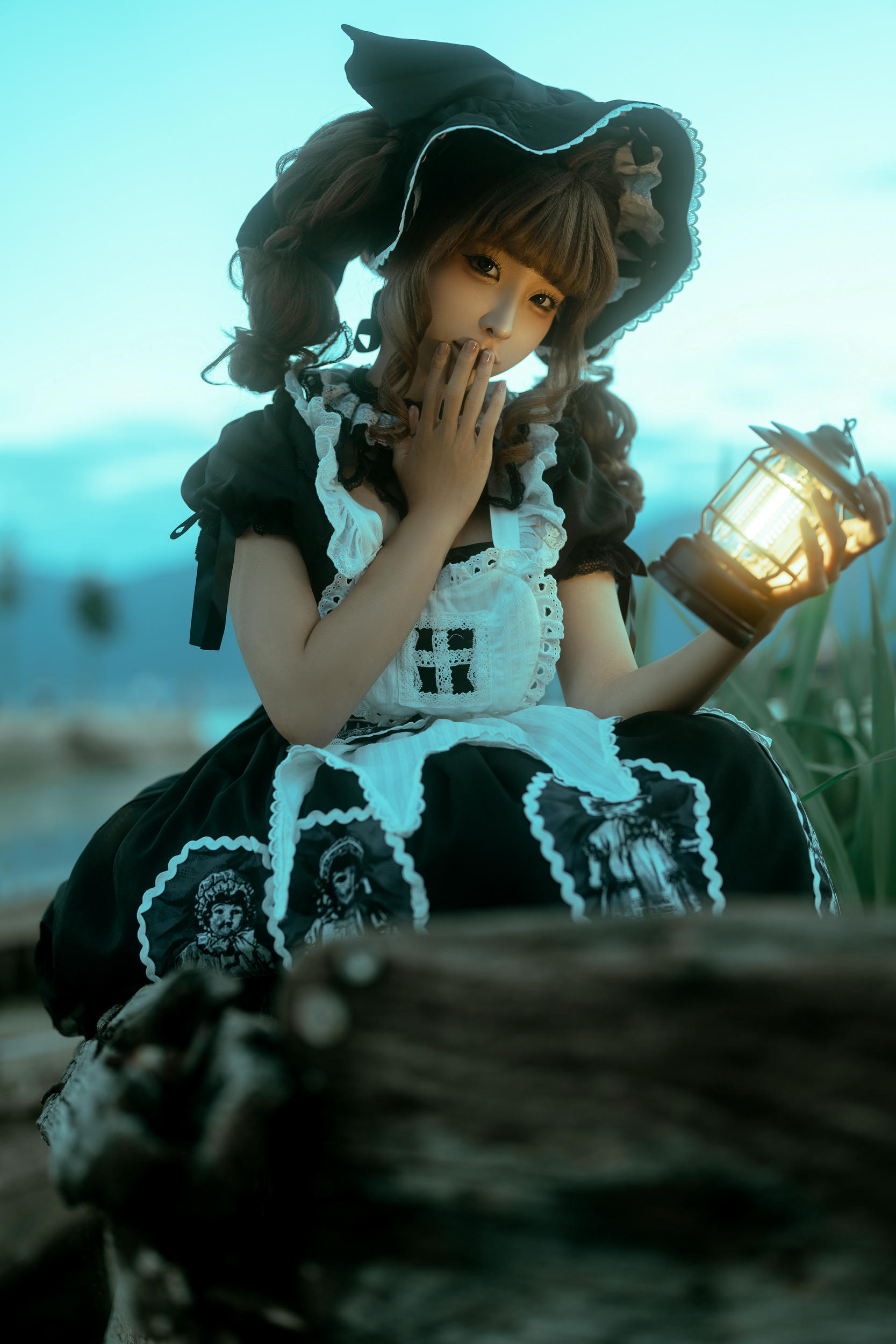 蠢沫沫 NO.271 洱海黑色 [17P 192MB]_第1集