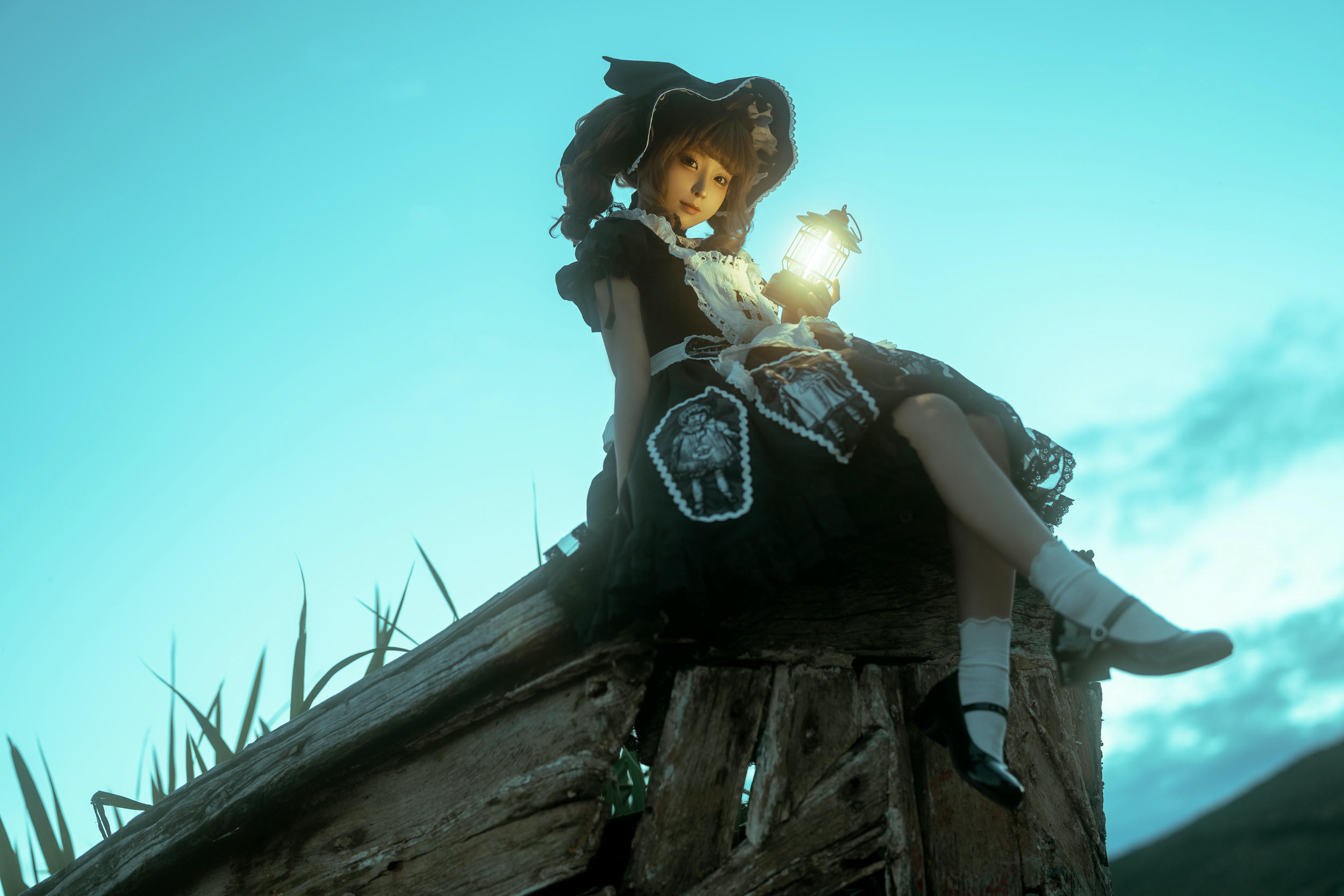 蠢沫沫 NO.271 洱海黑色 [17P 192MB]_第1集