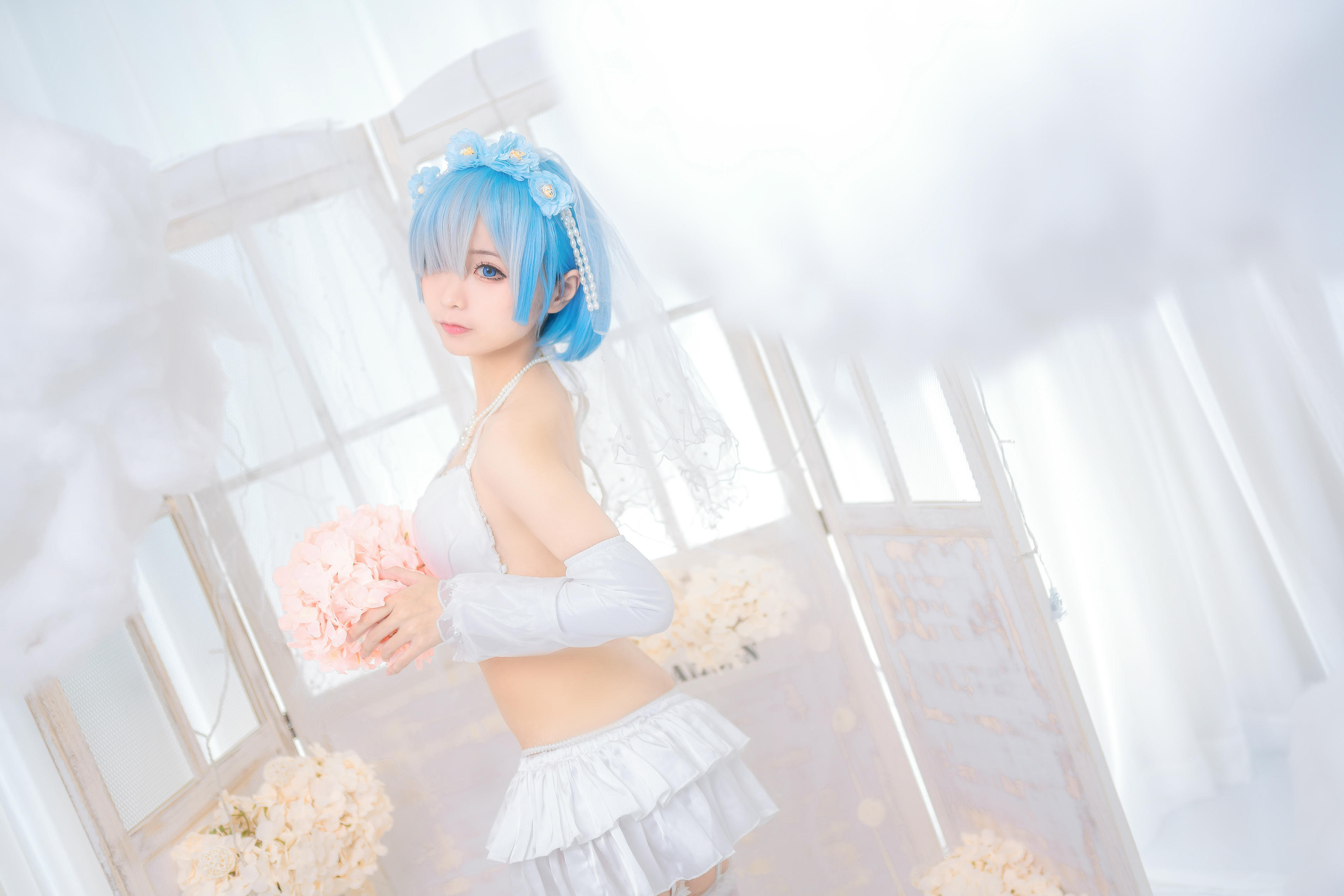 蠢沫沫 NO.028 雷姆花嫁 [44P 484MB]_第1集