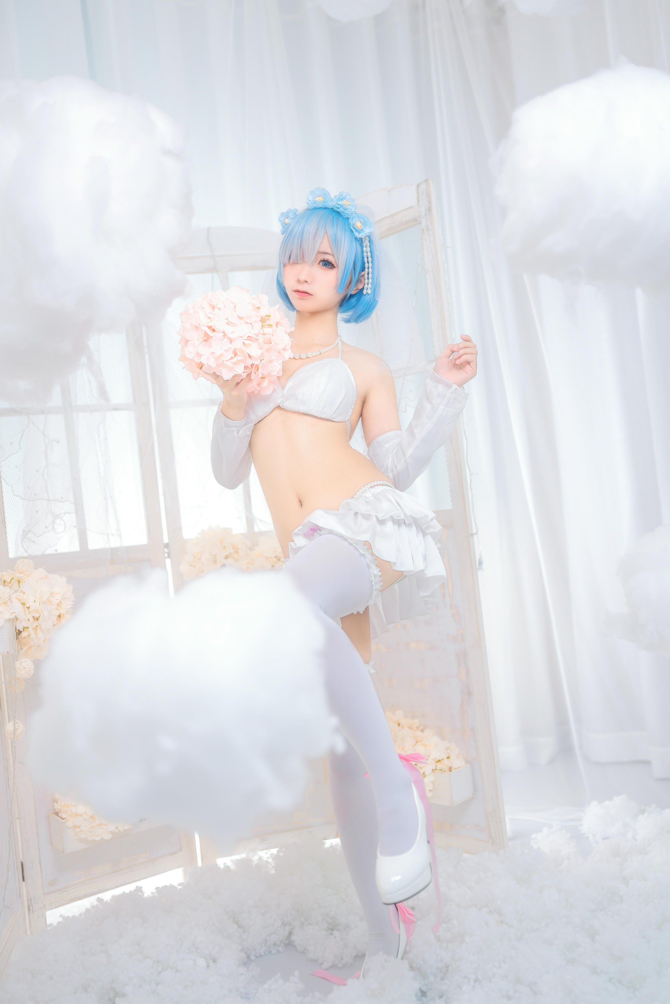 蠢沫沫 NO.028 雷姆花嫁 [44P 484MB]_第1集