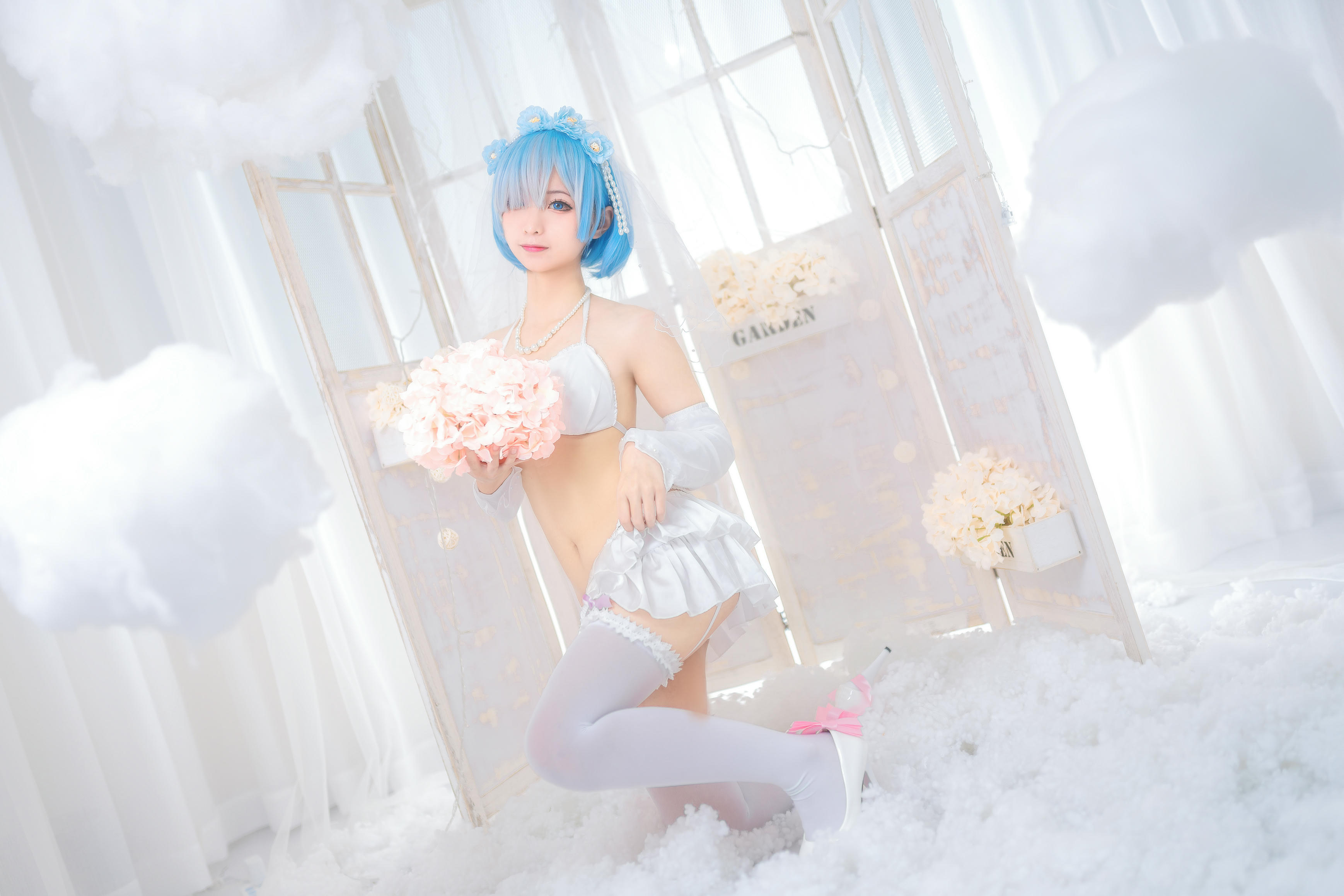 蠢沫沫 NO.028 雷姆花嫁 [44P 484MB]_第1集