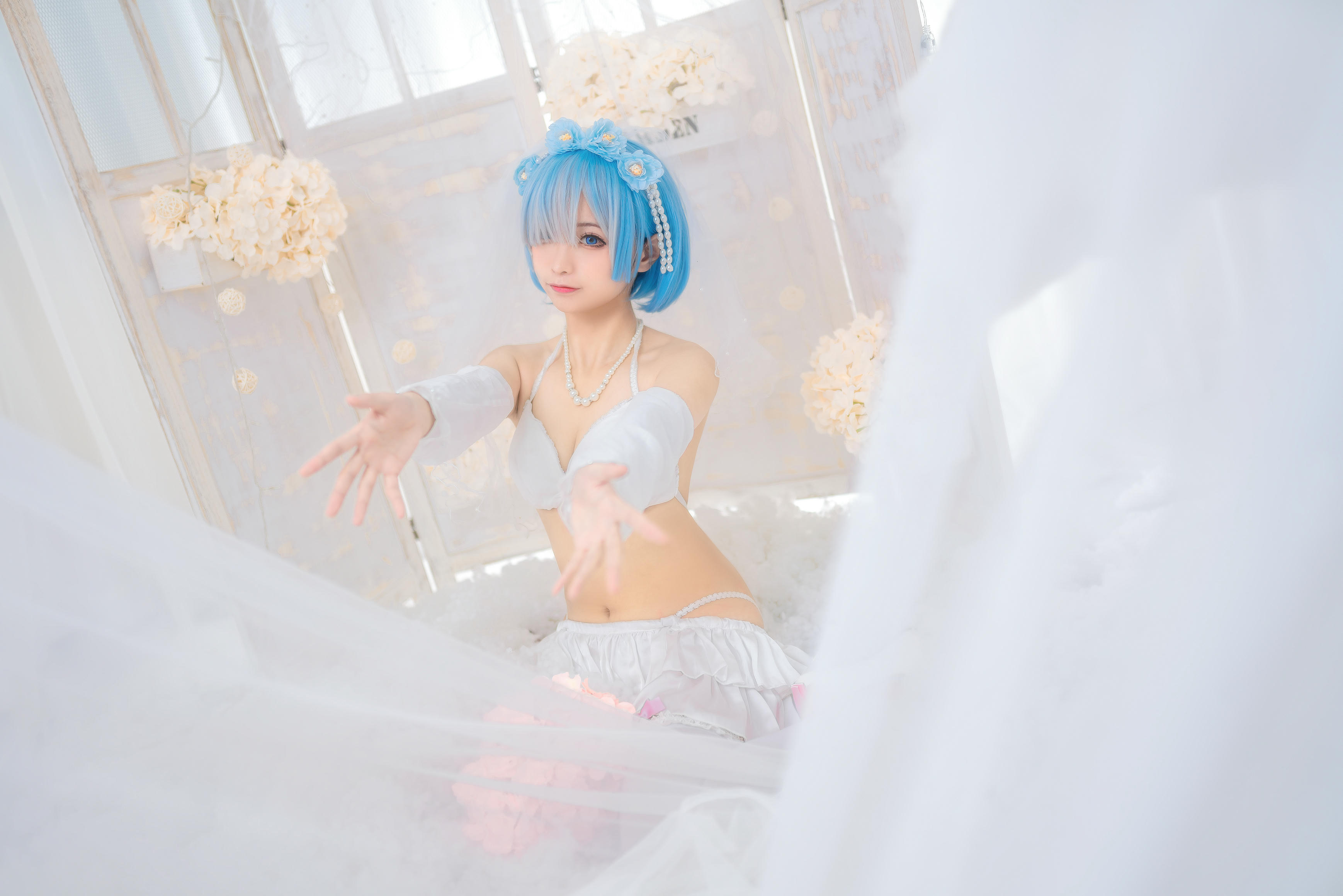 蠢沫沫 NO.028 雷姆花嫁 [44P 484MB]_第2集