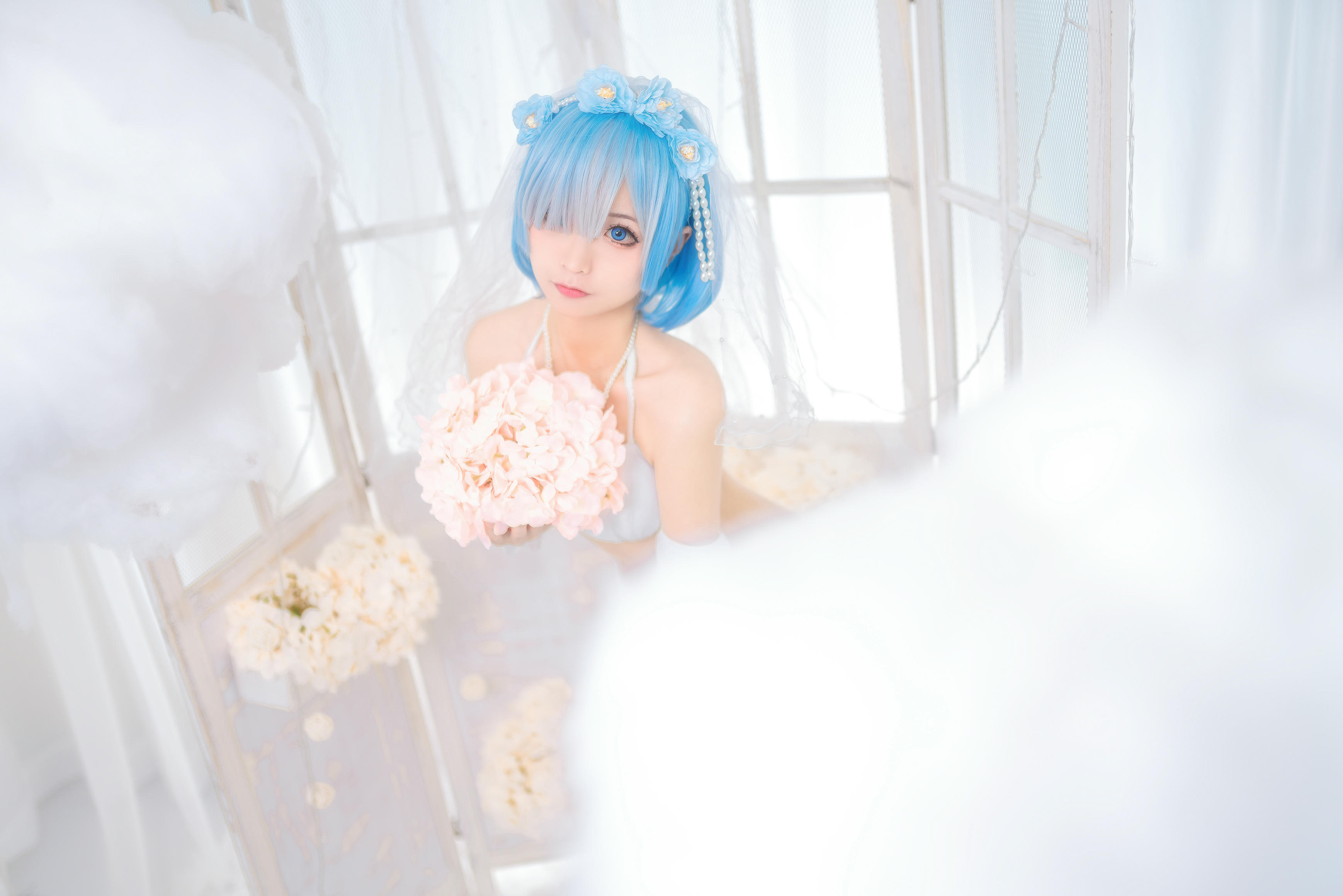 蠢沫沫 NO.028 雷姆花嫁 [44P 484MB]_第1集