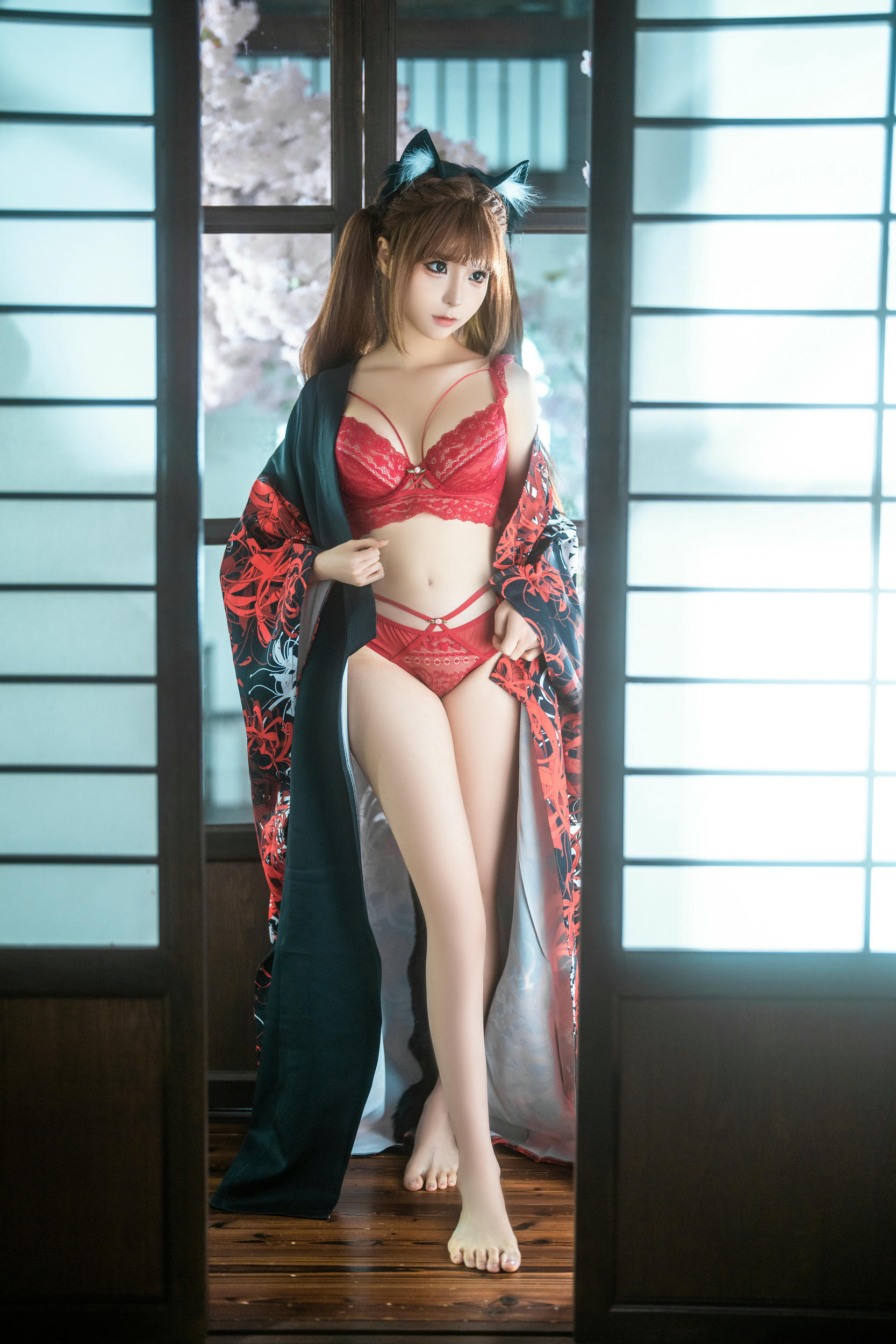 蠢沫沫 NO.284 三月T2订阅《捆绑和服》[55P 562MB]_第1集