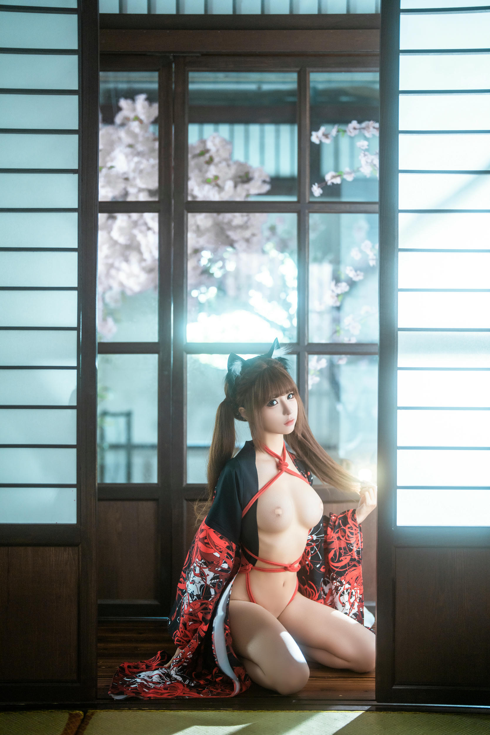 蠢沫沫 NO.284 三月T2订阅《捆绑和服》[55P 562MB]_第2集