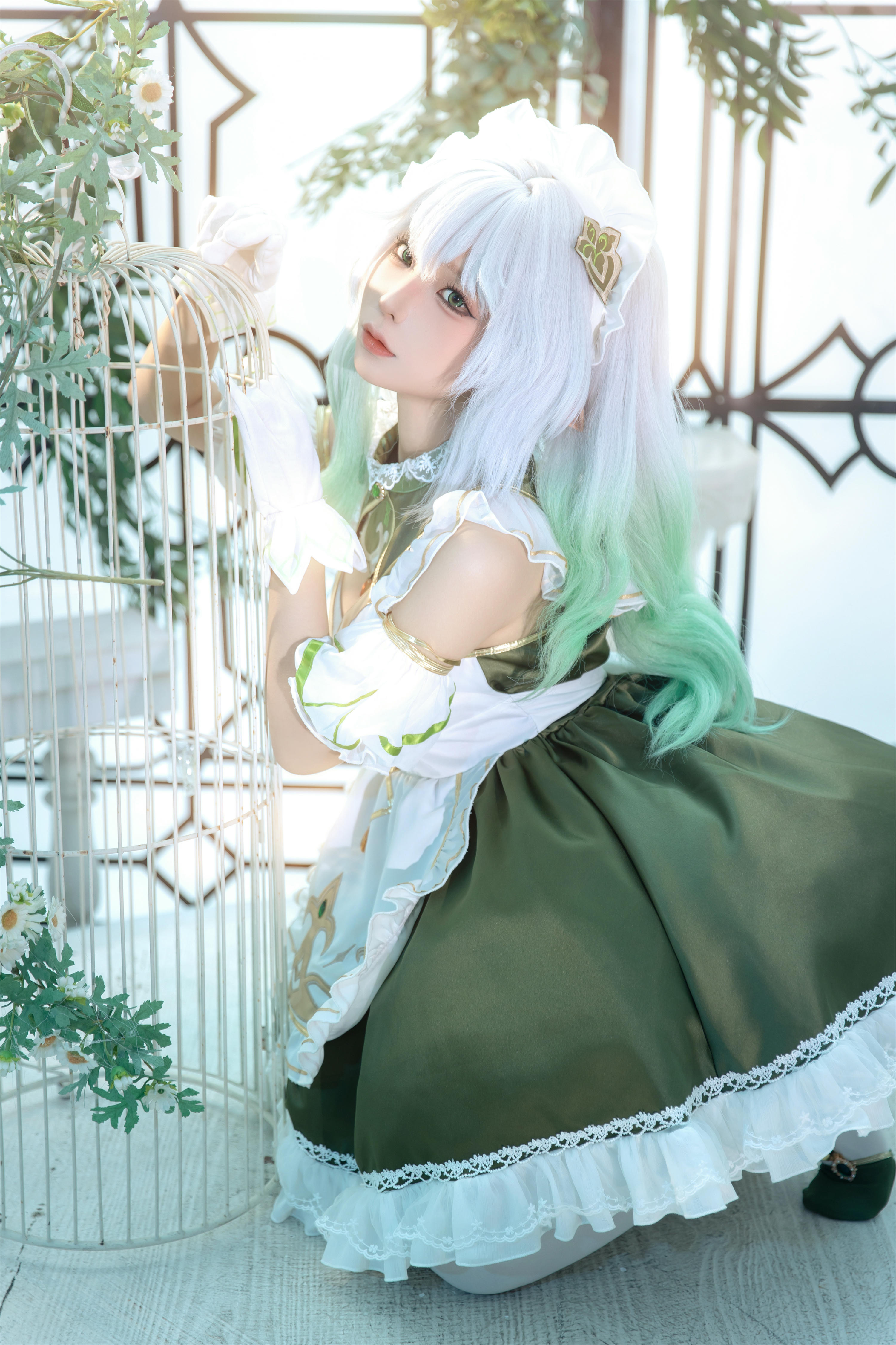 蠢沫沫 NO.287 三月T3赠品《草神女仆纳西妲》[15P 551MB]_第1集