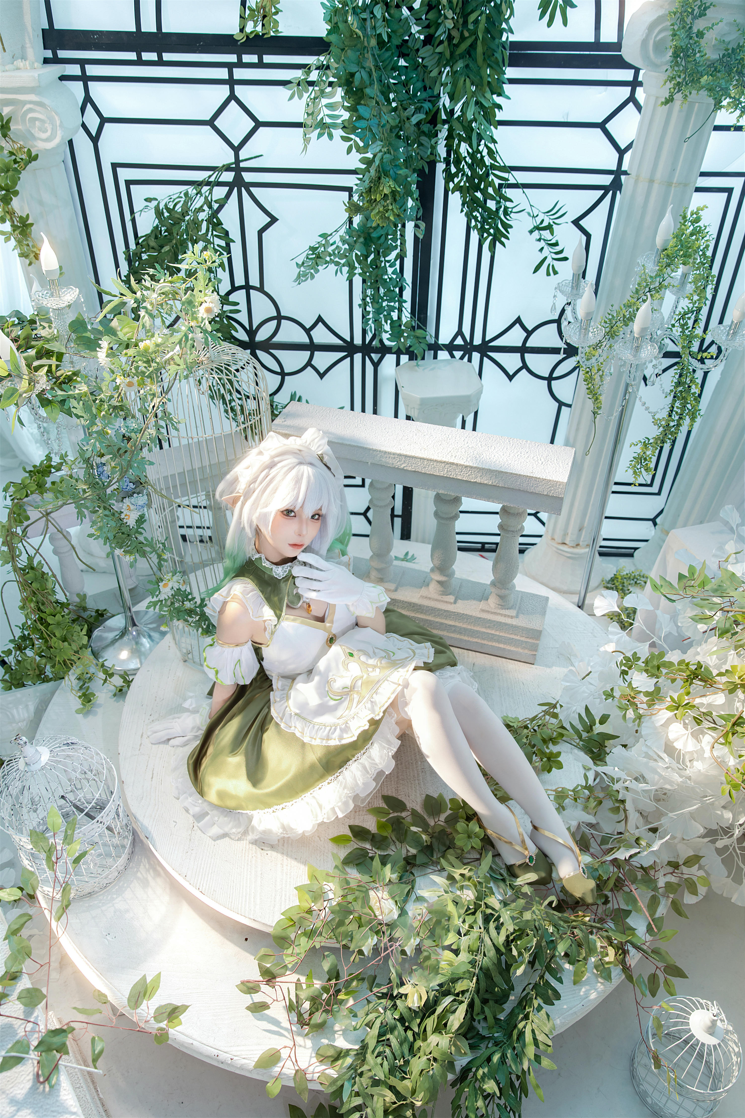 蠢沫沫 NO.287 三月T3赠品《草神女仆纳西妲》[15P 551MB]_第1集