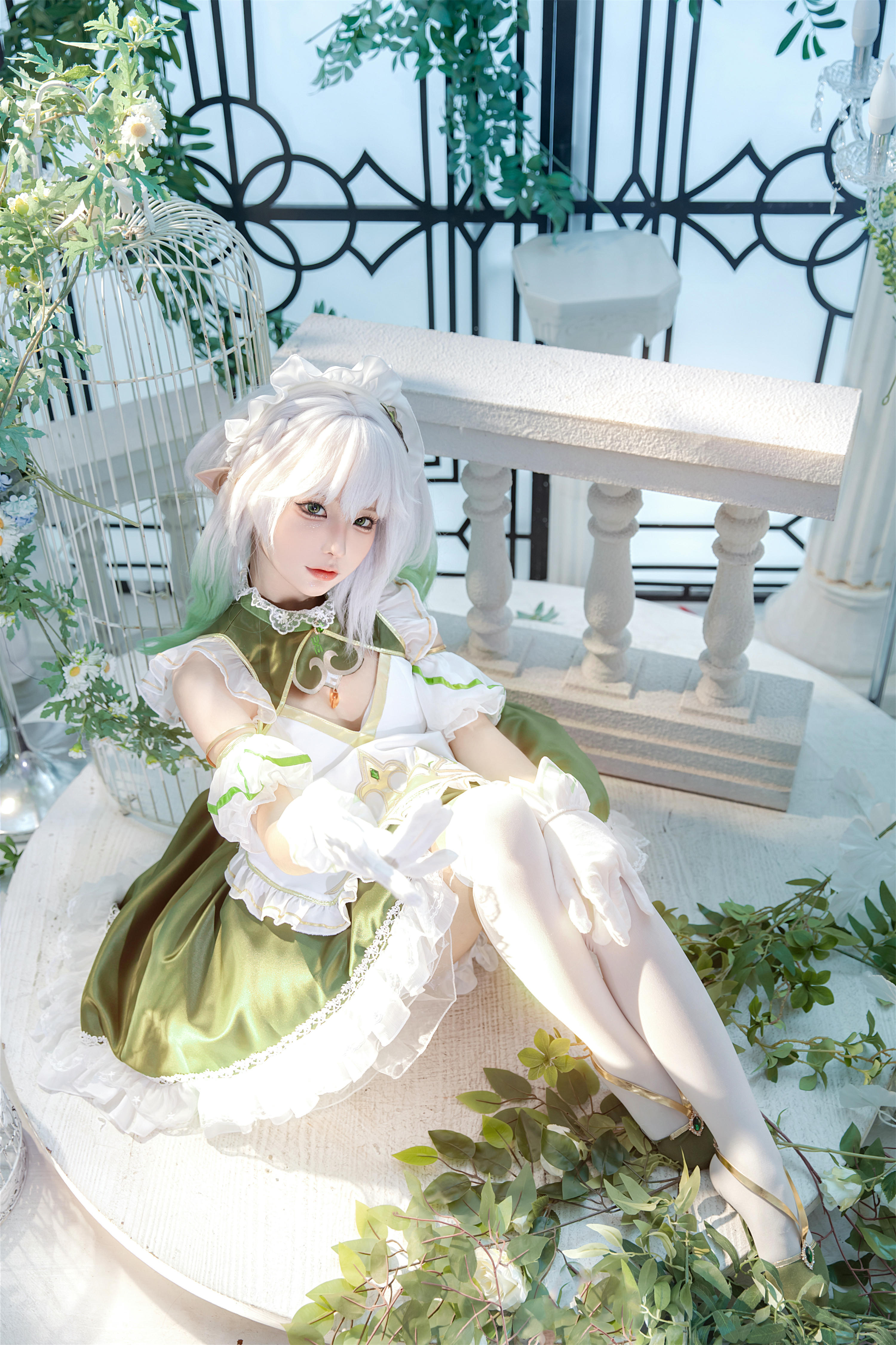 蠢沫沫 NO.287 三月T3赠品《草神女仆纳西妲》[15P 551MB]_第1集