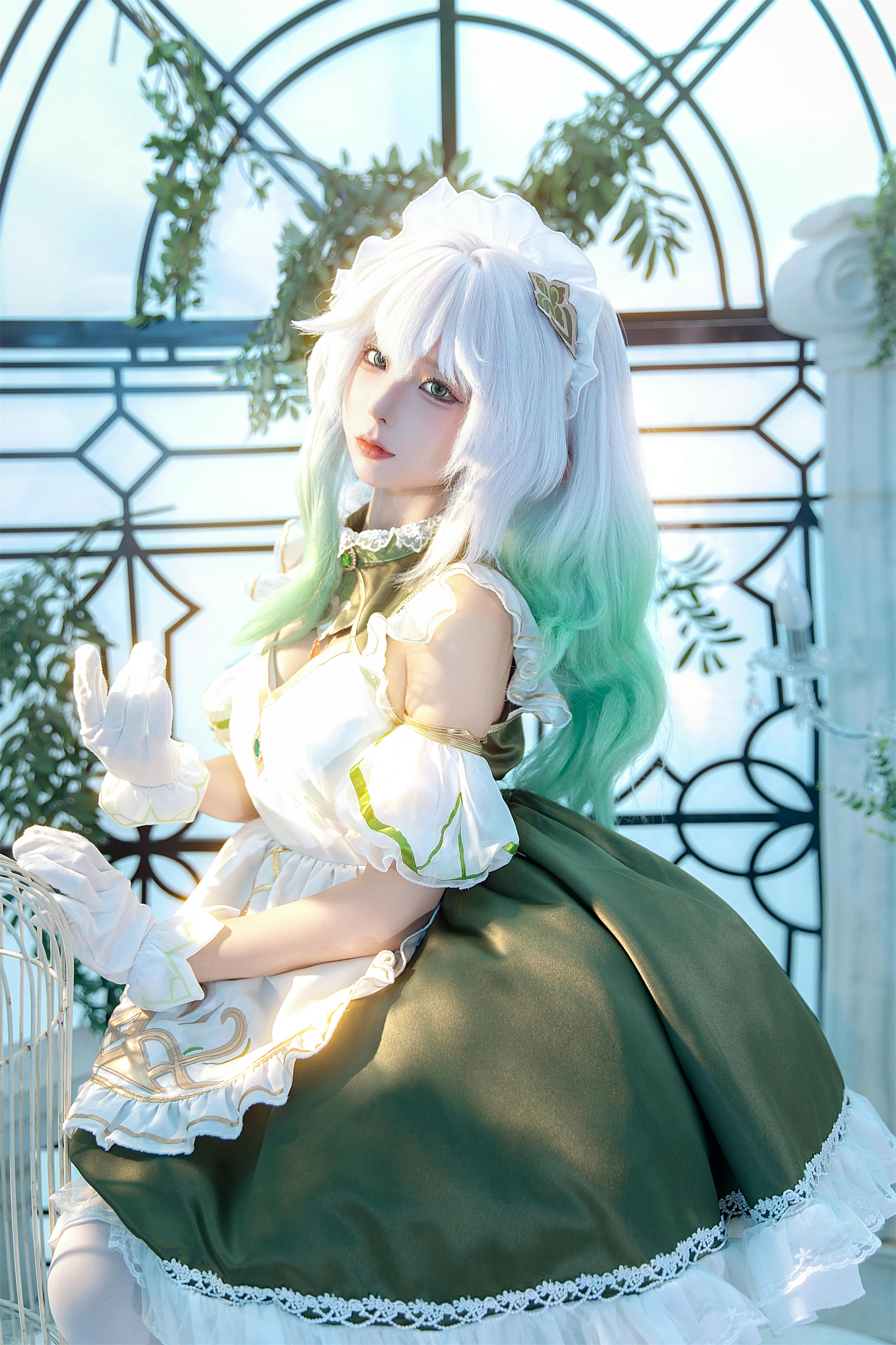 蠢沫沫 NO.287 三月T3赠品《草神女仆纳西妲》[15P 551MB]_第1集