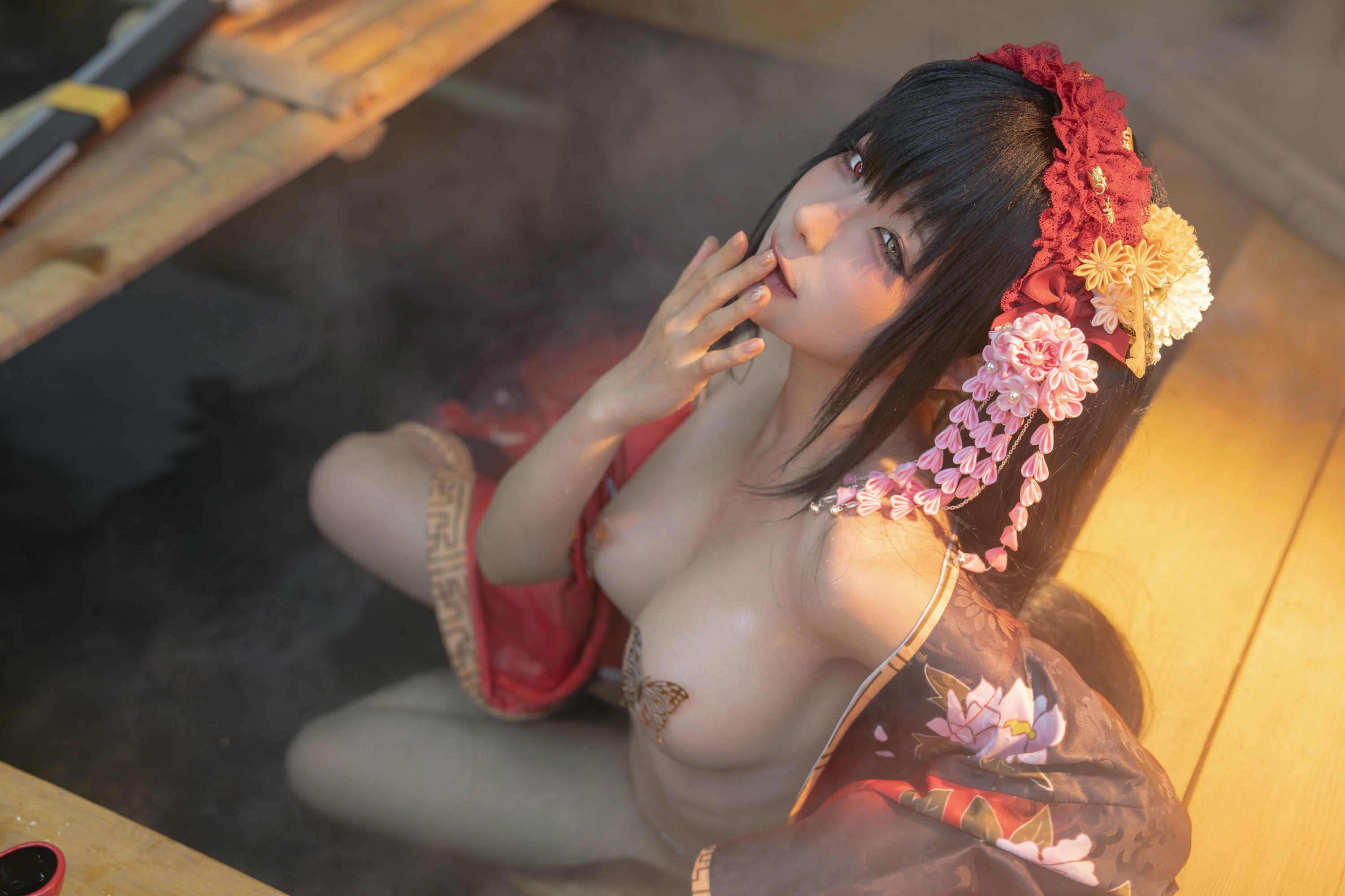 蠢沫沫 NO.310 狂三和服cos [261P9V-2.40GB]-狂三 正片 [147P-1.25GB]_第6集