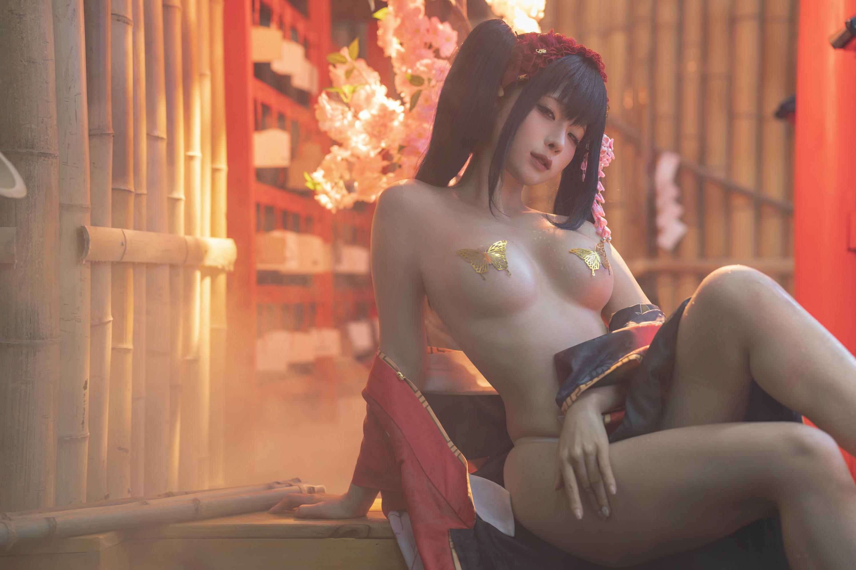 蠢沫沫 NO.310 狂三和服cos [261P9V-2.40GB]-狂三 正片 [147P-1.25GB]_第6集