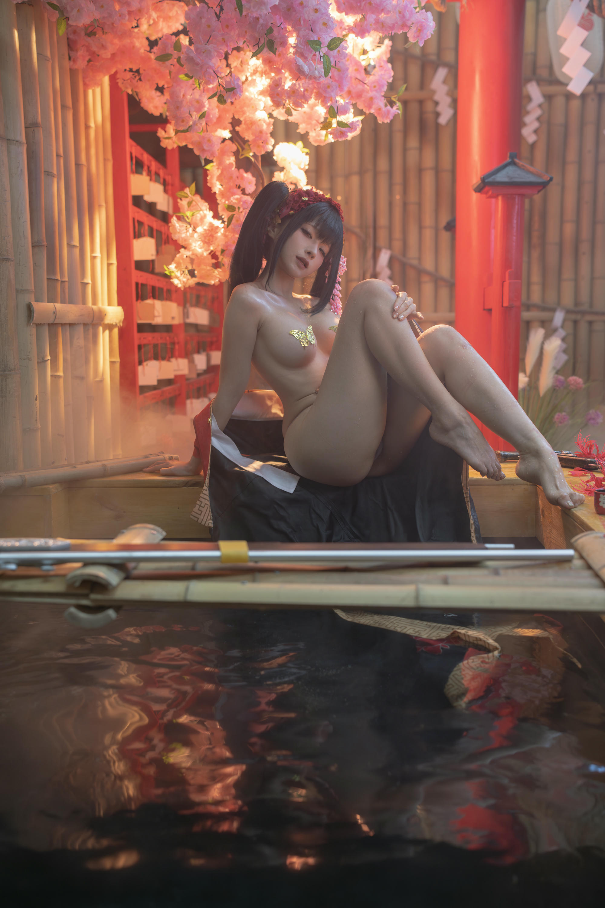 蠢沫沫 NO.310 狂三和服cos [261P9V-2.40GB]-狂三 正片 [147P-1.25GB]_第6集