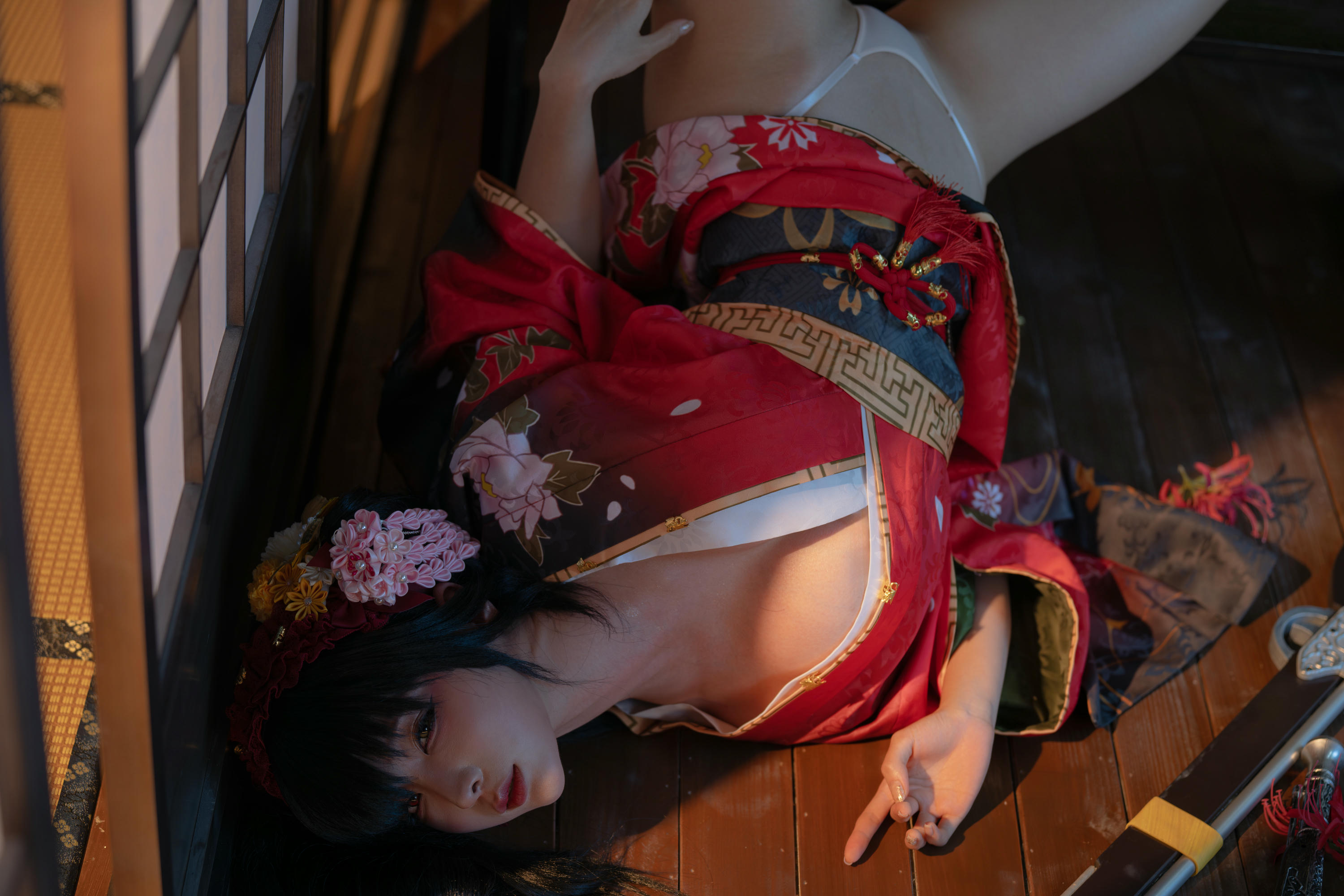 蠢沫沫 NO.310 狂三和服cos [261P9V-2.40GB]-狂三 正片 [147P-1.25GB]_第2集