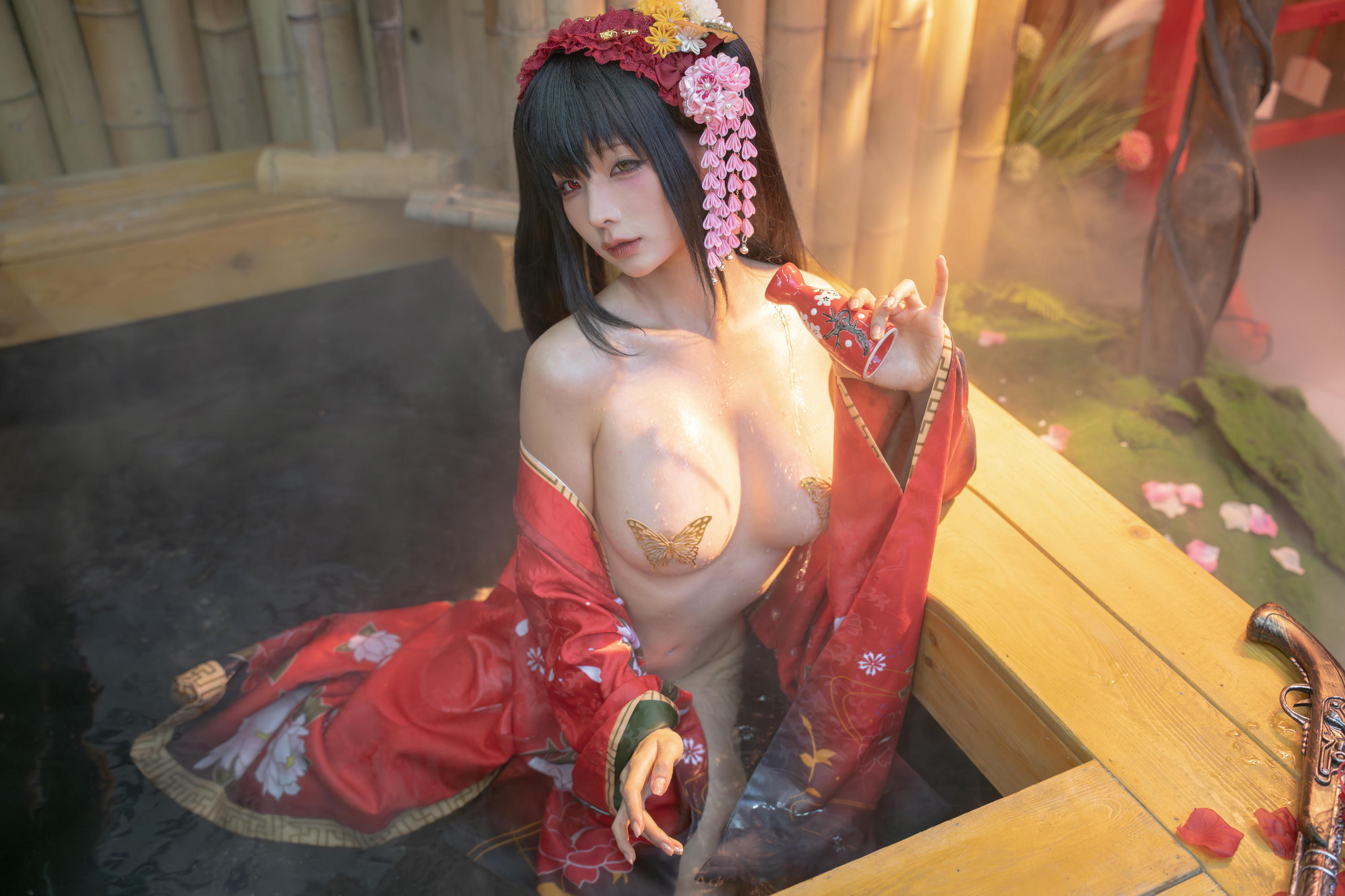 蠢沫沫 NO.310 狂三和服cos [261P9V-2.40GB]-狂三 正片 [147P-1.25GB]_第5集