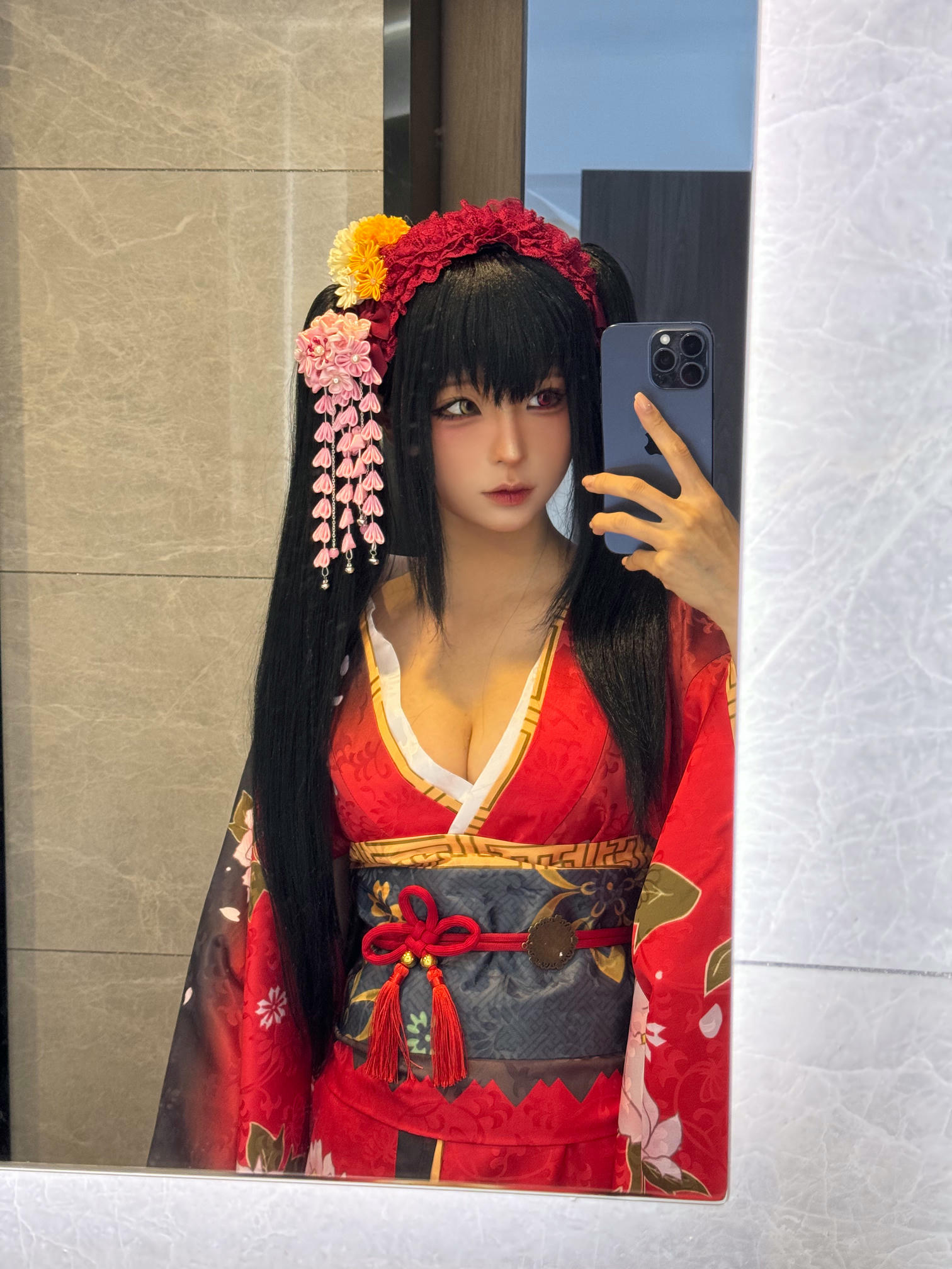 蠢沫沫 NO.310 狂三和服cos [261P9V-2.40GB]-狂三 花絮 [114P5V-582MB]_第1集