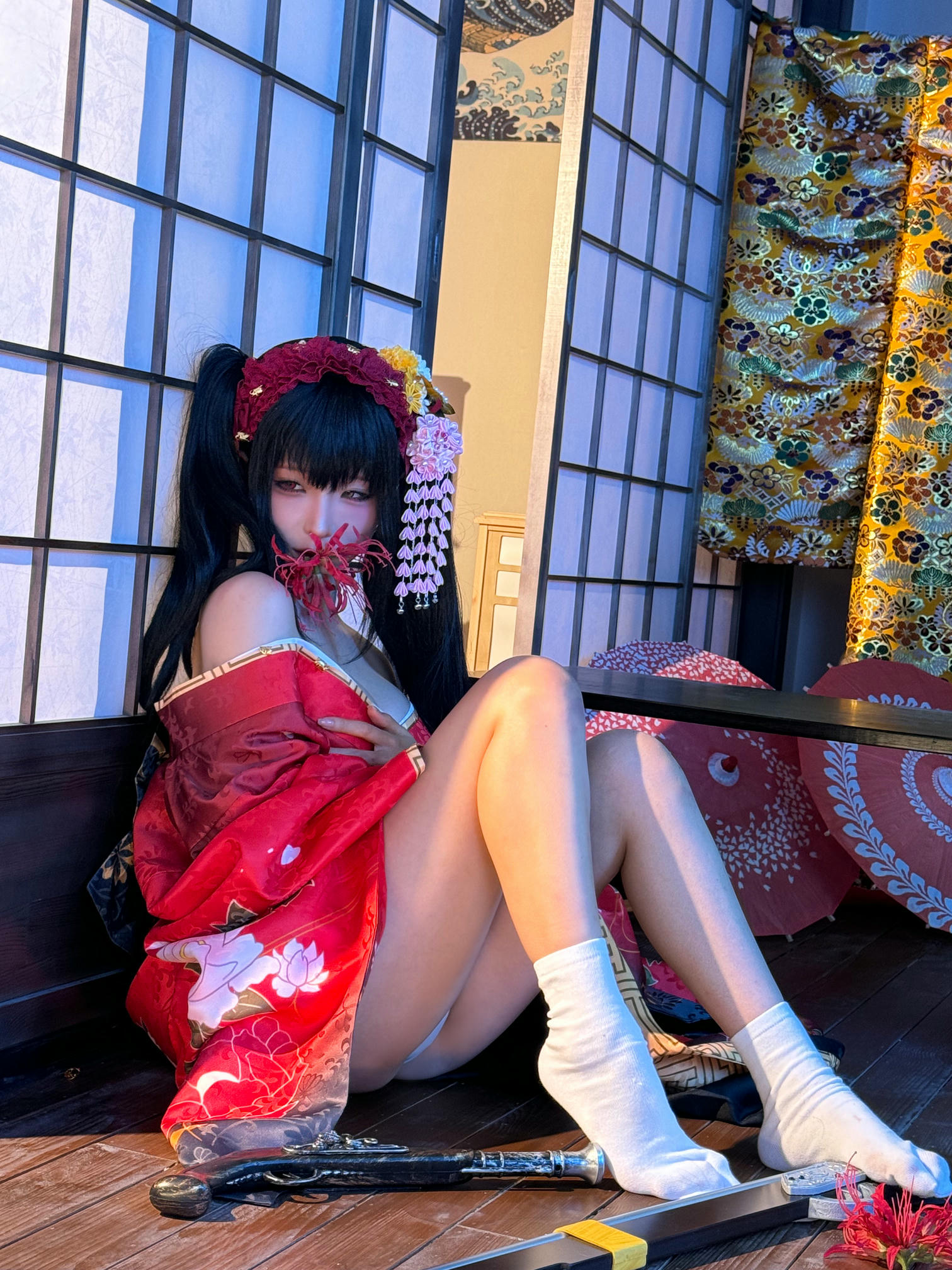 蠢沫沫 NO.310 狂三和服cos [261P9V-2.40GB]-狂三 花絮 [114P5V-582MB]_第1集