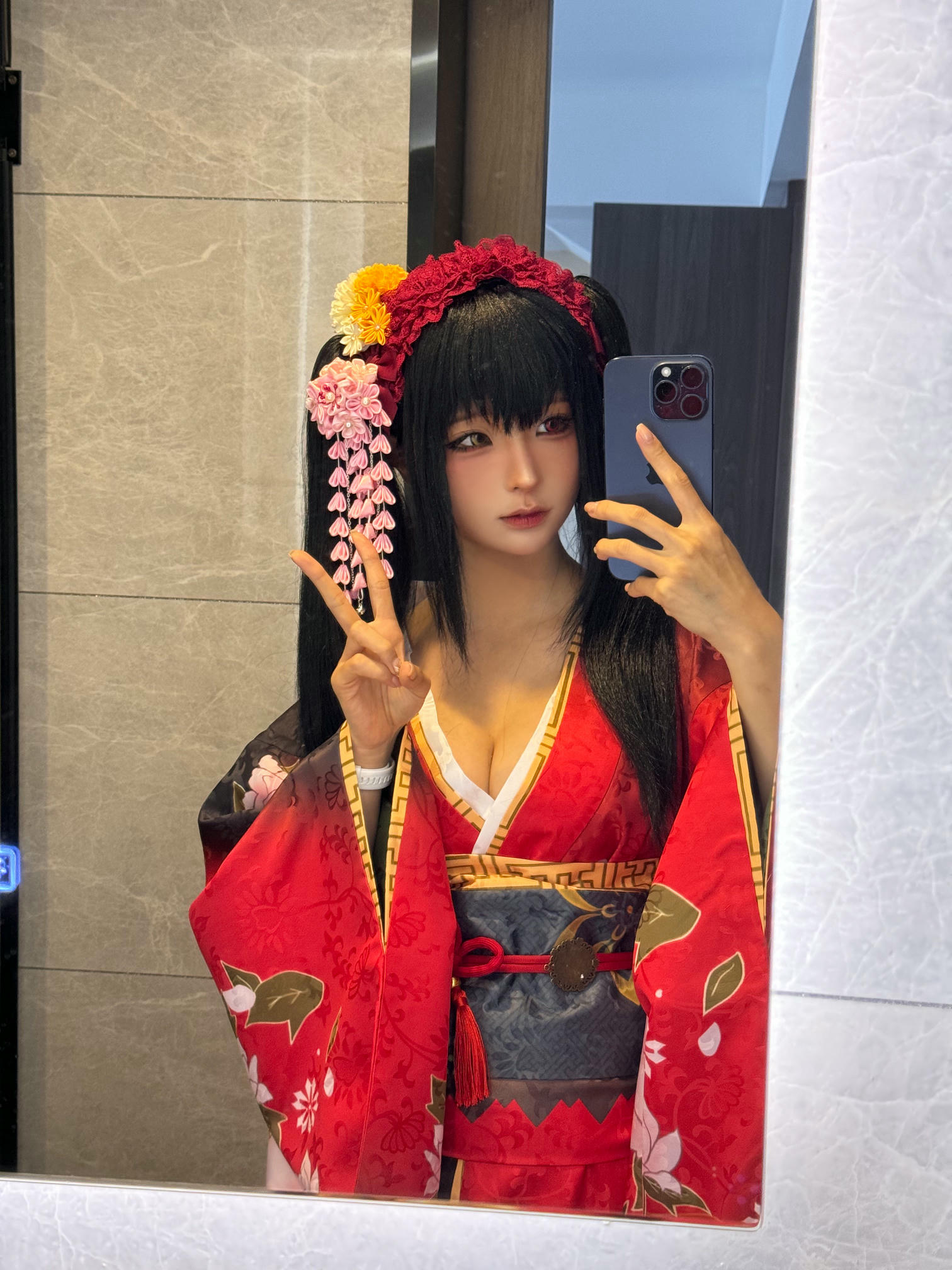 蠢沫沫 NO.310 狂三和服cos [261P9V-2.40GB]-狂三 花絮 [114P5V-582MB]_第1集