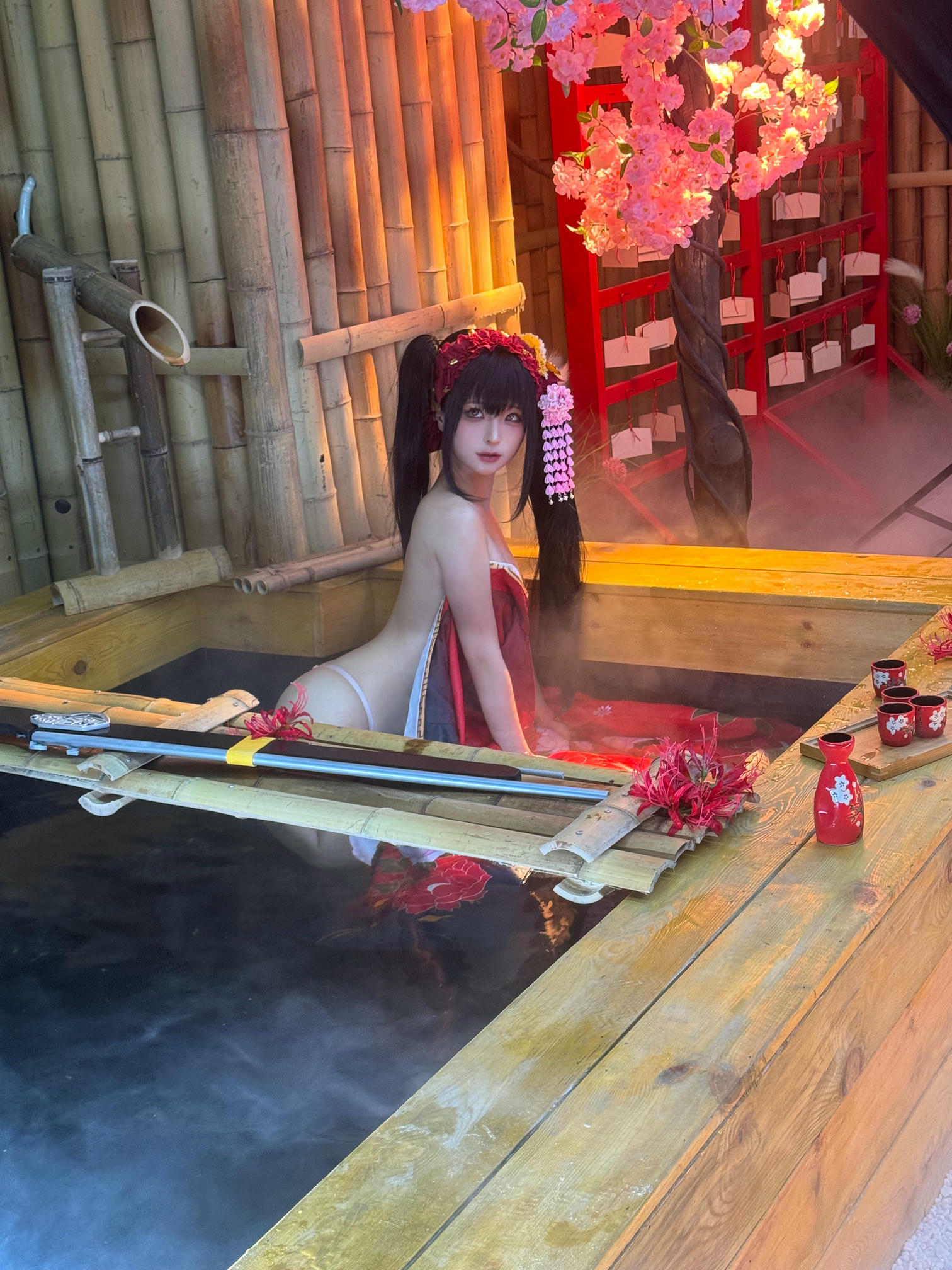 蠢沫沫 NO.310 狂三和服cos [261P9V-2.40GB]-狂三 花絮 [114P5V-582MB]_第2集