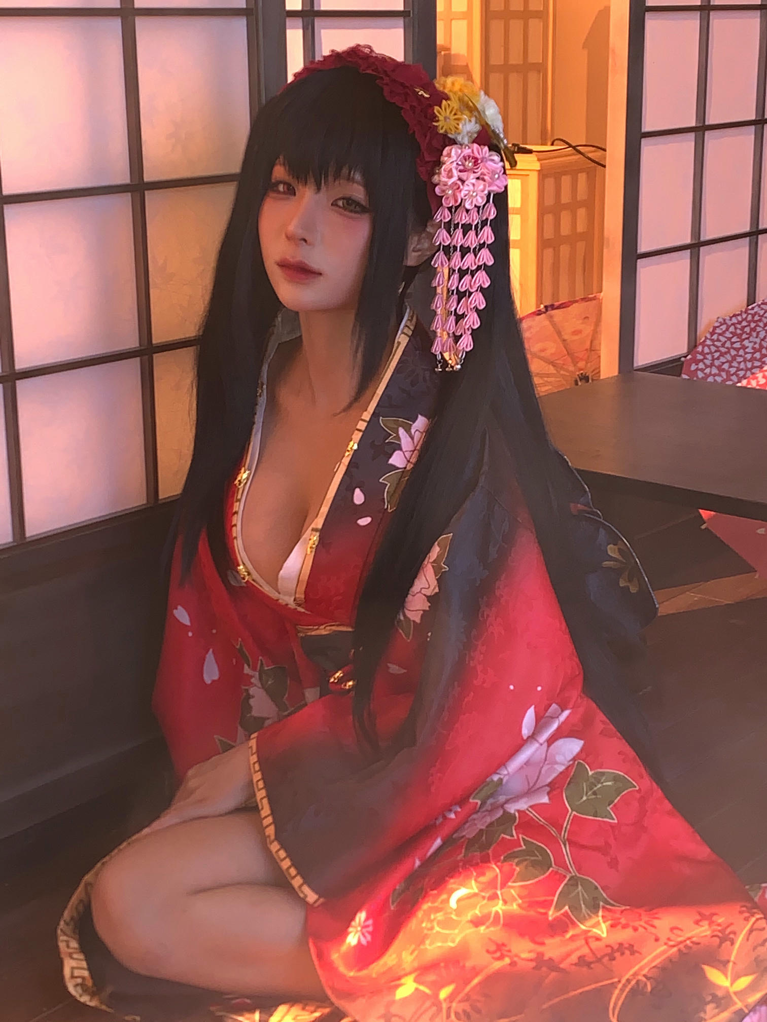 蠢沫沫 NO.310 狂三和服cos [261P9V-2.40GB]-狂三 花絮 [114P5V-582MB]_第2集