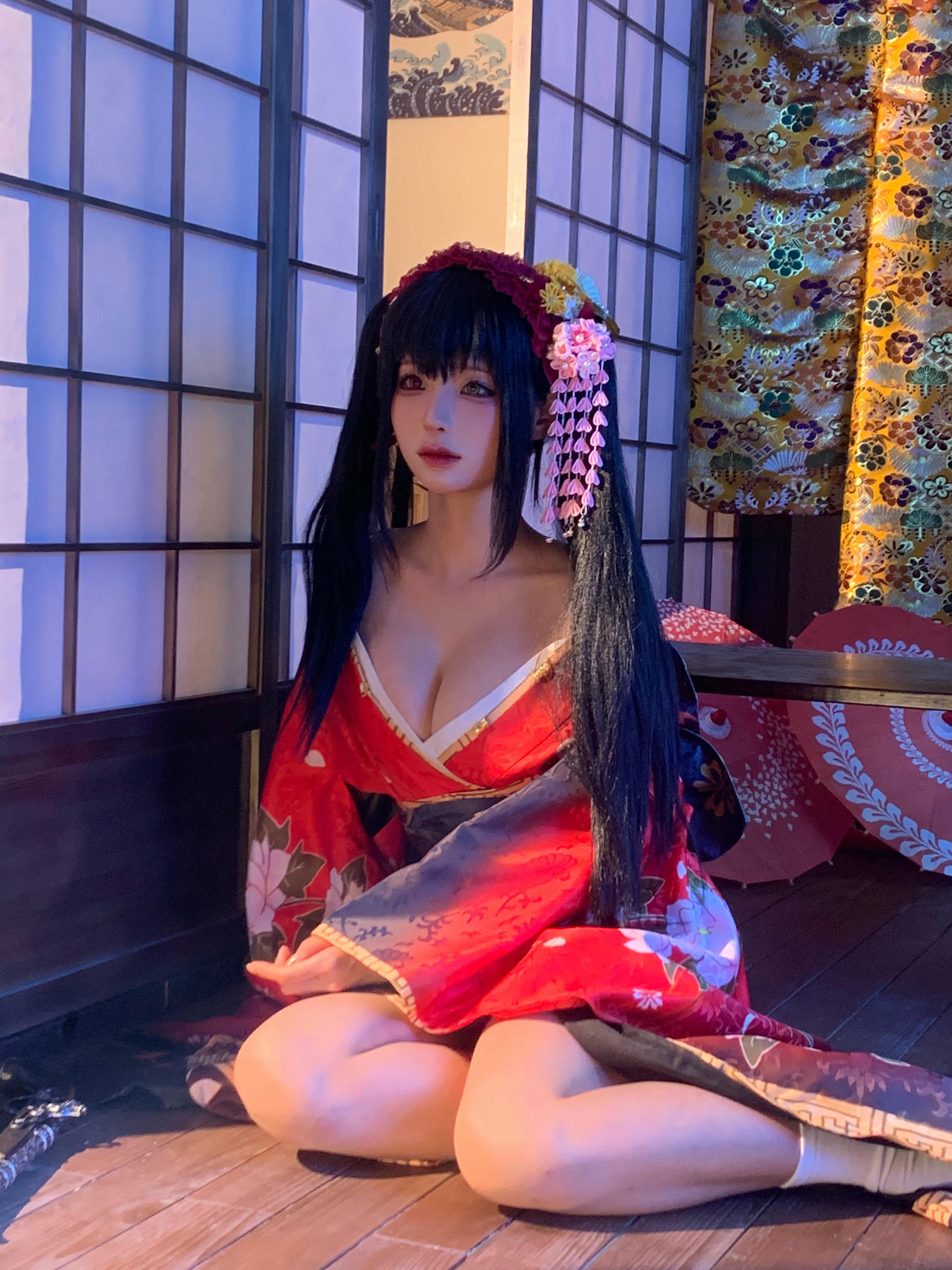 蠢沫沫 NO.310 狂三和服cos [261P9V-2.40GB]-狂三 花絮 [114P5V-582MB]_第2集