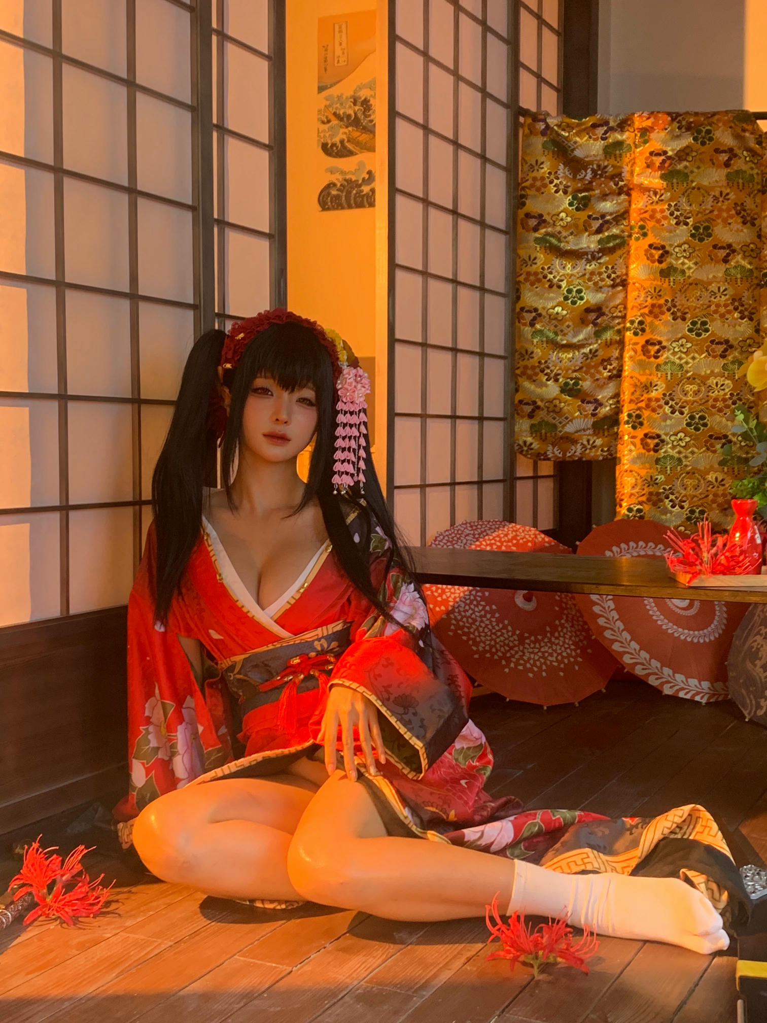 蠢沫沫 NO.310 狂三和服cos [261P9V-2.40GB]-狂三 花絮 [114P5V-582MB]_第2集