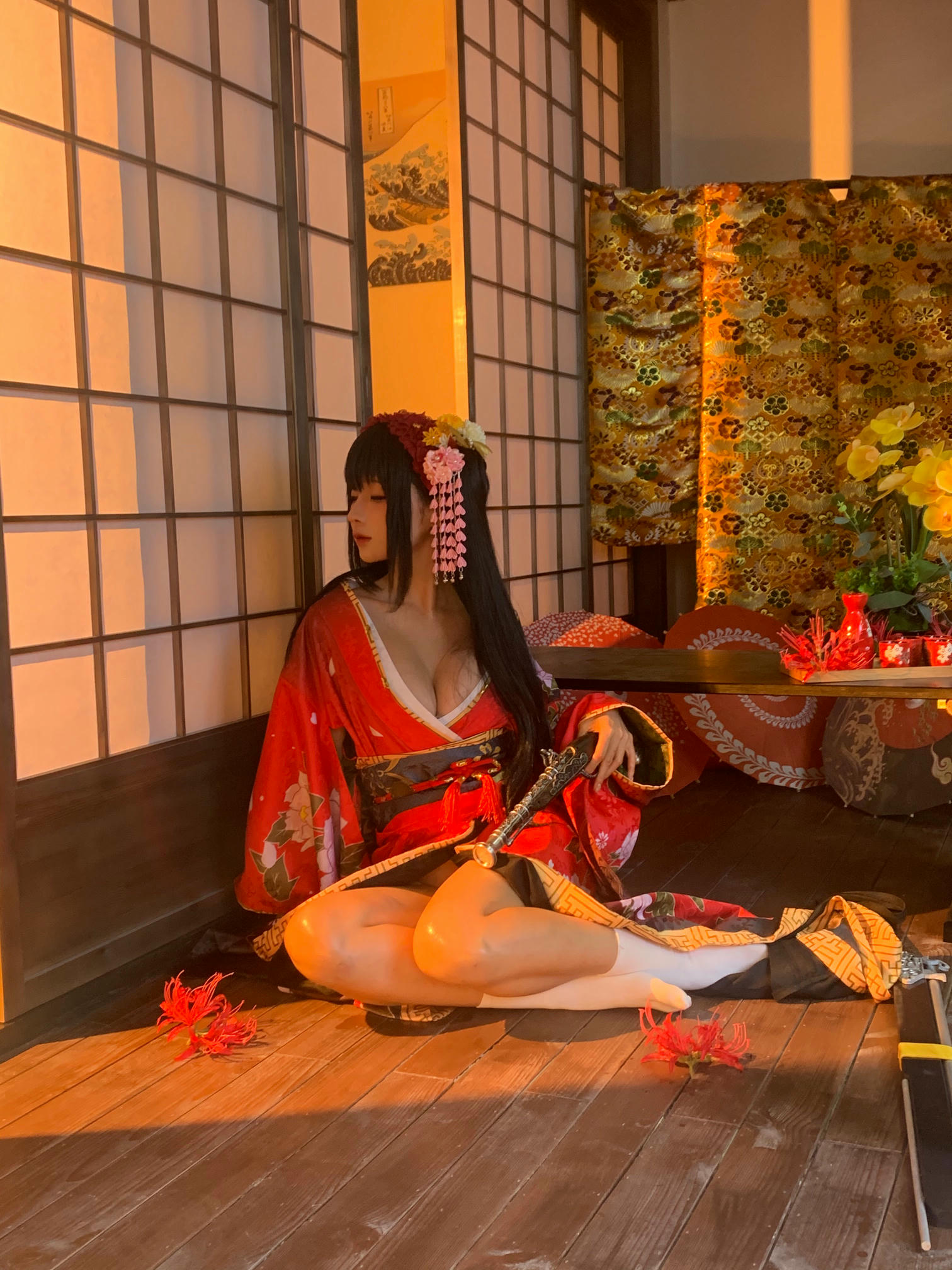 蠢沫沫 NO.310 狂三和服cos [261P9V-2.40GB]-狂三 花絮 [114P5V-582MB]_第2集