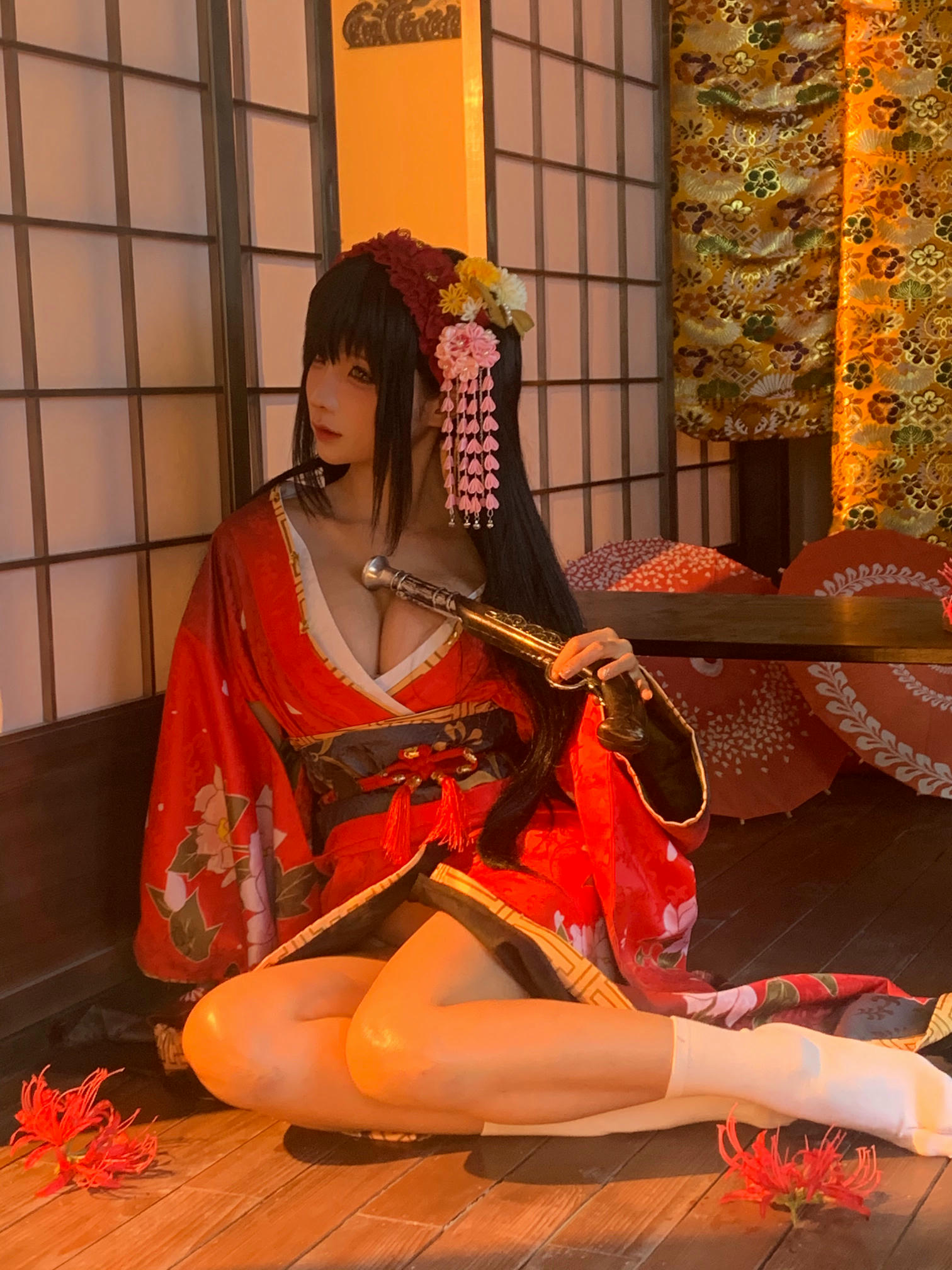 蠢沫沫 NO.310 狂三和服cos [261P9V-2.40GB]-狂三 花絮 [114P5V-582MB]_第2集