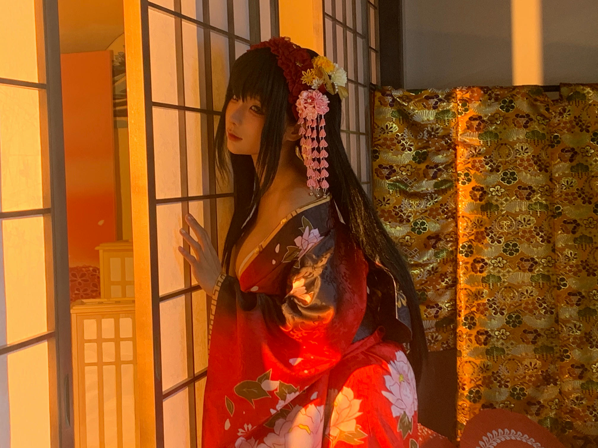 蠢沫沫 NO.310 狂三和服cos [261P9V-2.40GB]-狂三 花絮 [114P5V-582MB]_第3集