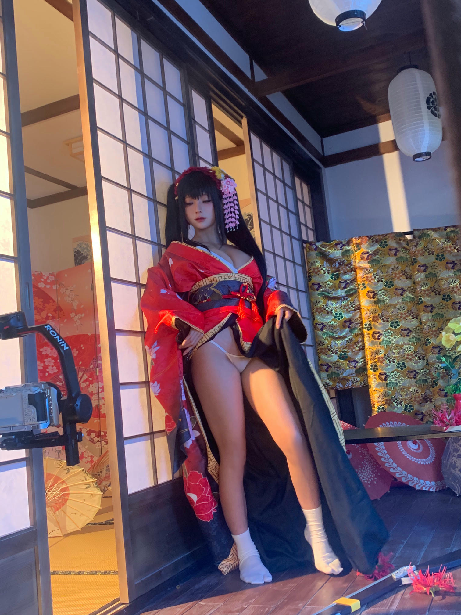 蠢沫沫 NO.310 狂三和服cos [261P9V-2.40GB]-狂三 花絮 [114P5V-582MB]_第3集