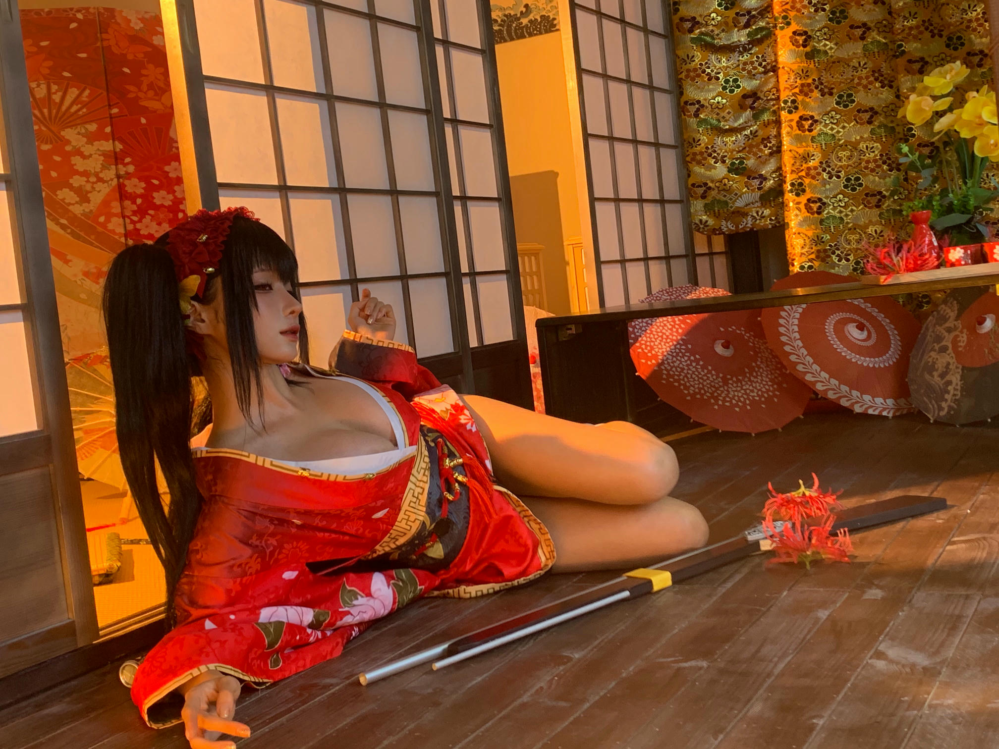 蠢沫沫 NO.310 狂三和服cos [261P9V-2.40GB]-狂三 花絮 [114P5V-582MB]_第3集